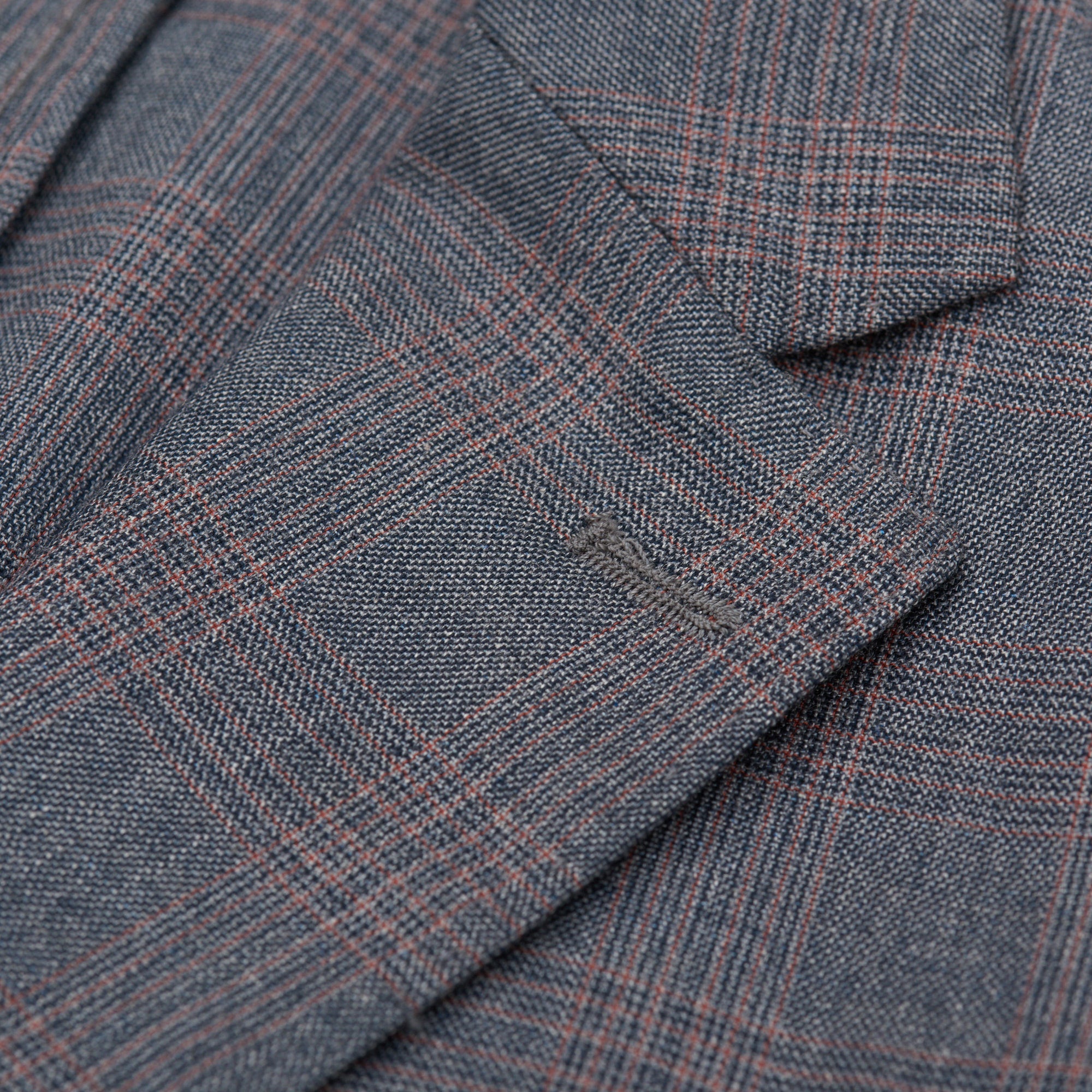 VINCENZO PALUMBO Napoli Gray Plaid Wool Unlined Suit NEW VINCENZO PALUMBO