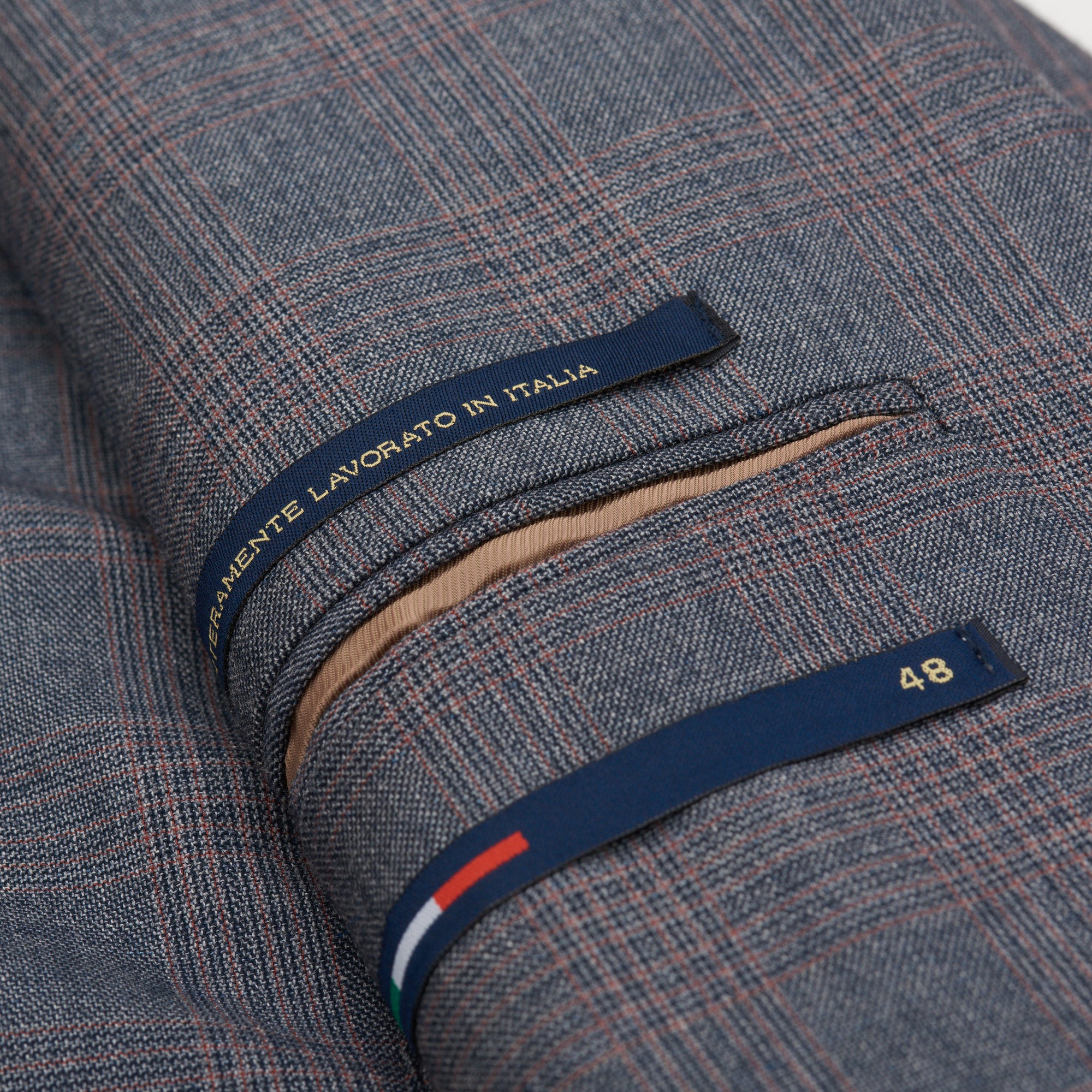 VINCENZO PALUMBO Napoli Gray Plaid Wool Unlined Suit NEW VINCENZO PALUMBO