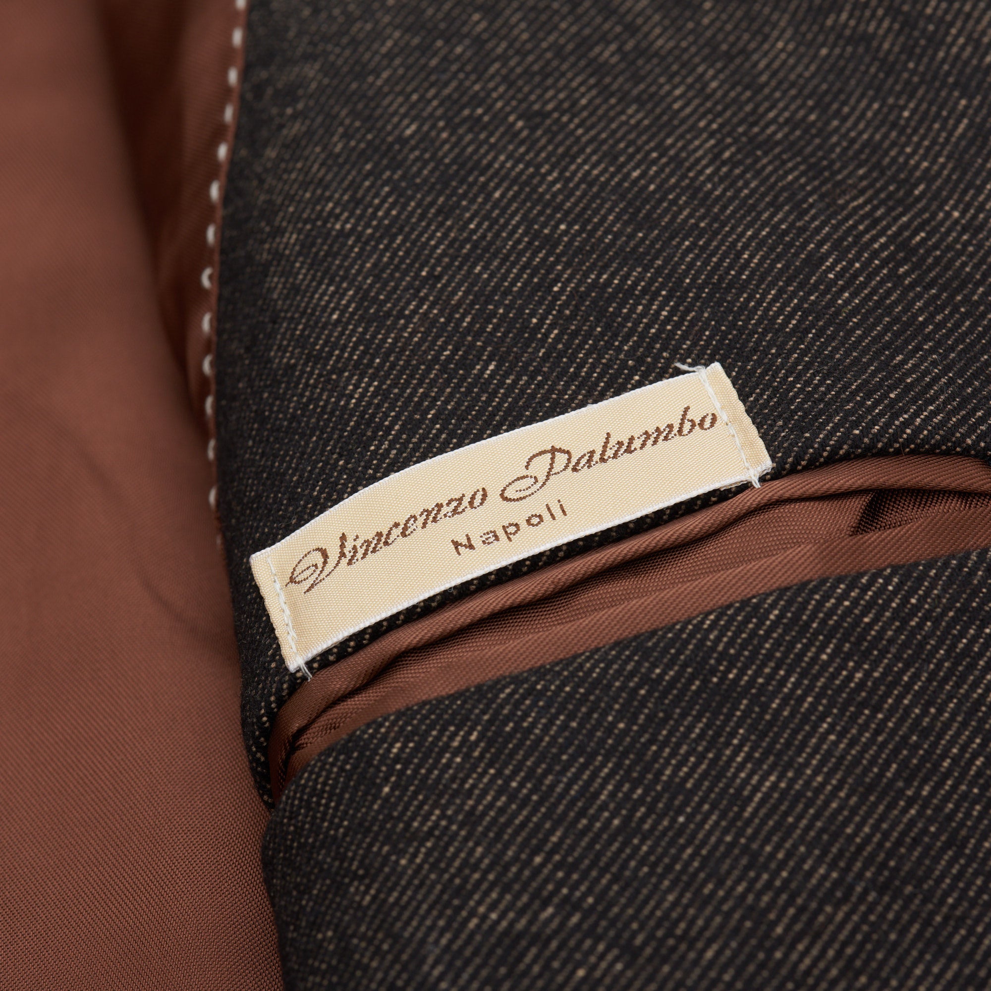 VINCENZO PALUMBO Napoli "Alfred" Brown Wool Jacket EU 56 NEW US 46 Slim Fit VINCENZO PALUMBO