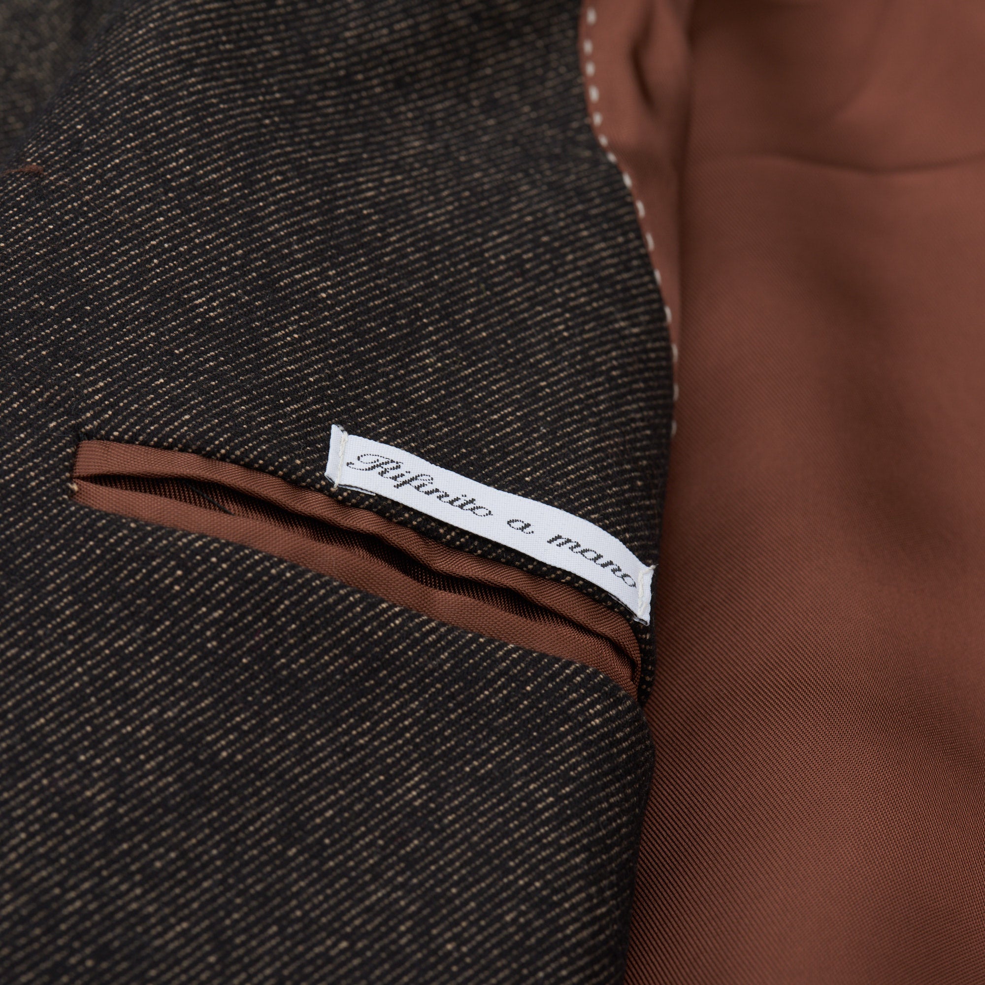 VINCENZO PALUMBO Napoli "Alfred" Brown Wool Jacket EU 56 NEW US 46 Slim Fit VINCENZO PALUMBO