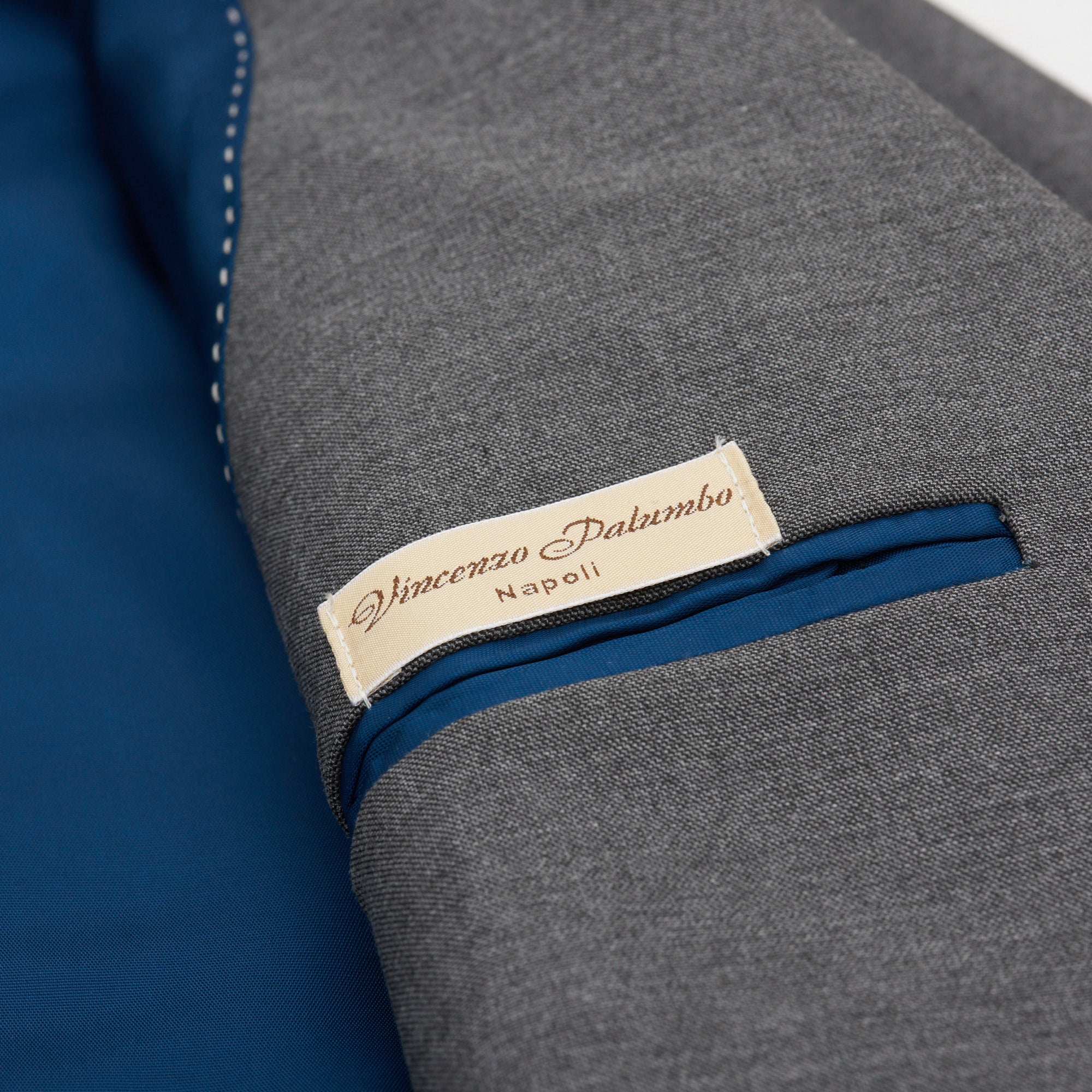 VINCENZO PALUMBO Napoli "Alfred" Gray Wool Jacket EU 58 NEW US 46 Slim Fit VINCENZO PALUMBO