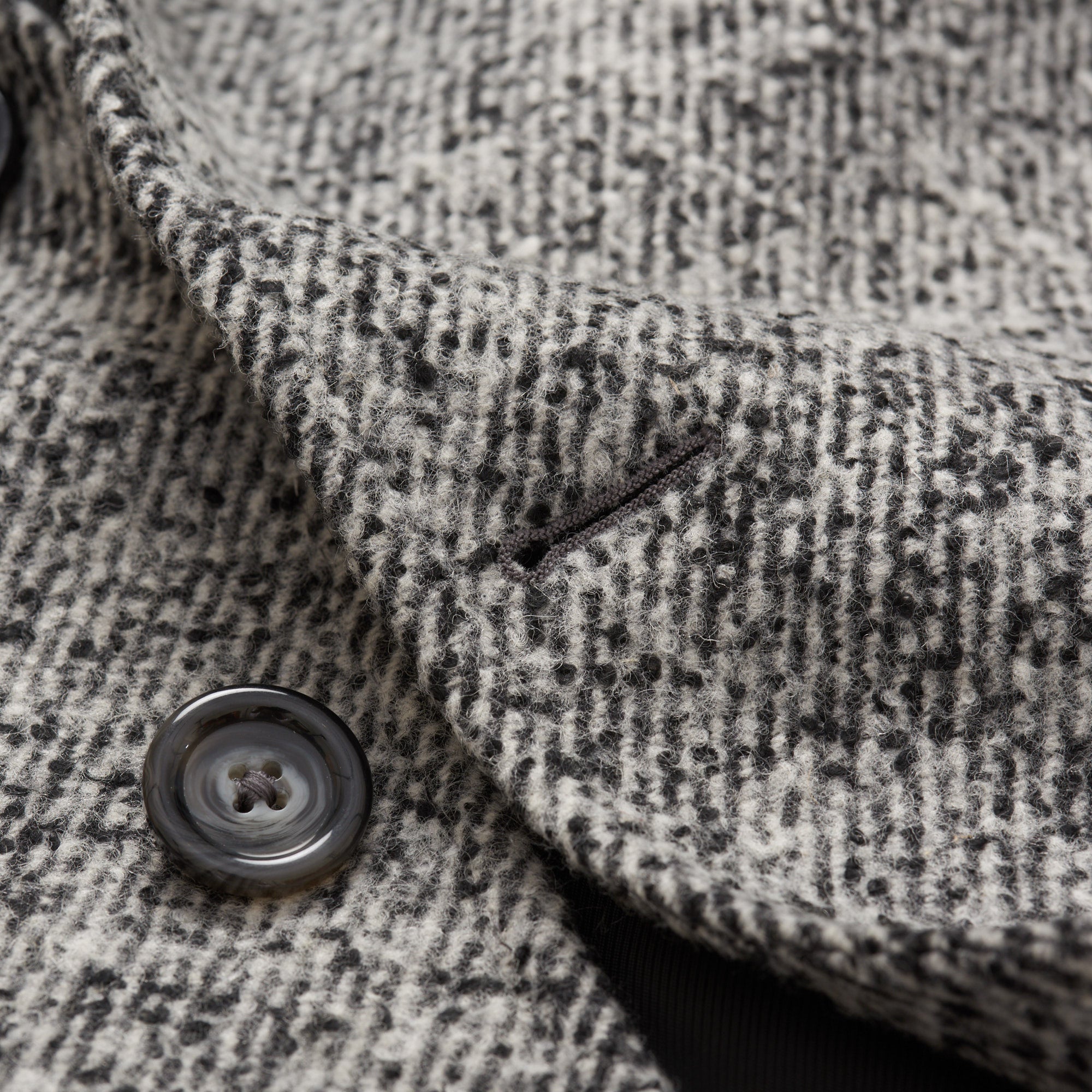 VINCENZO PALUMBO Napoli "Viky" Gray Wool Tweed Back Belted Jacket Coat NEW VINCENZO PALUMBO