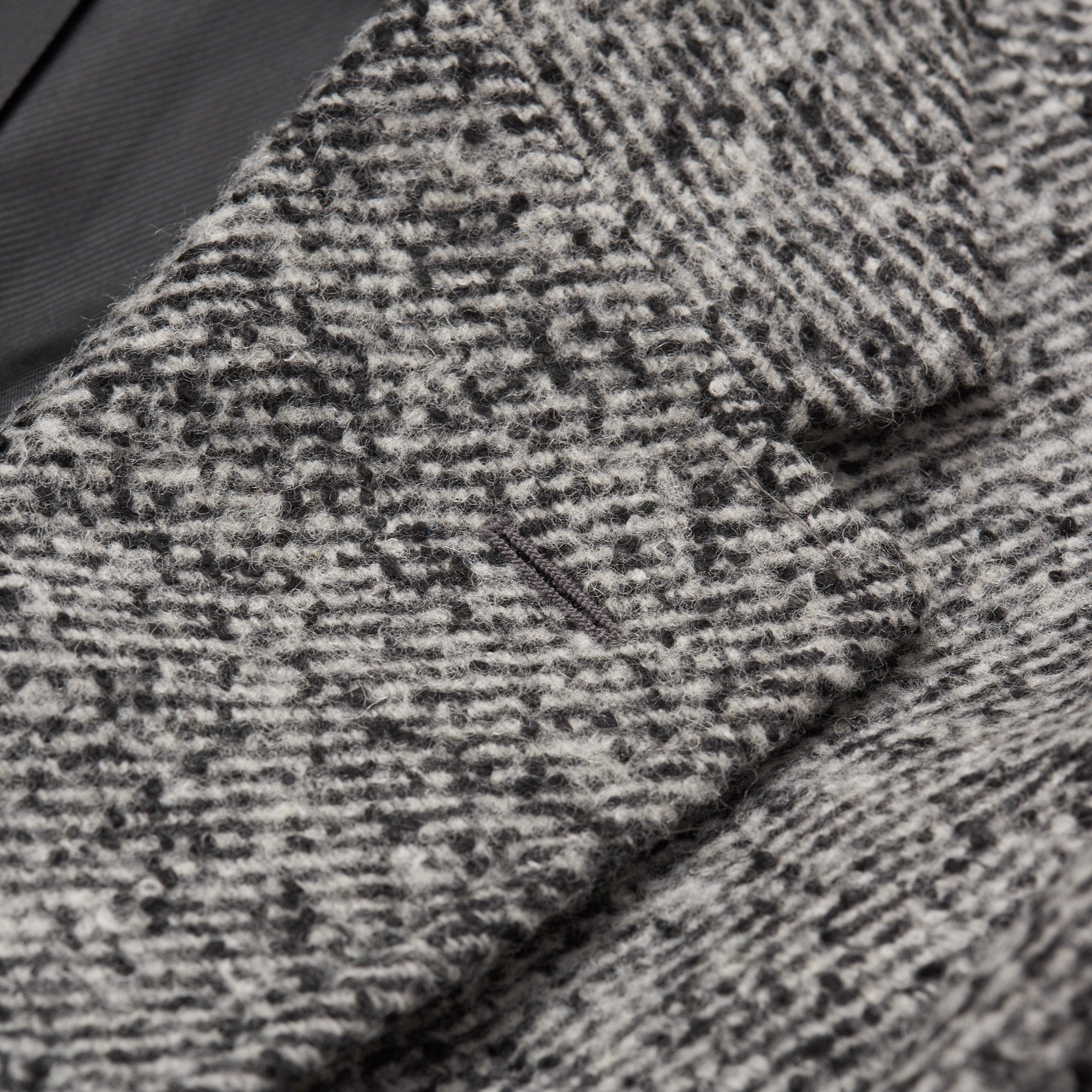 VINCENZO PALUMBO Napoli "Viky" Gray Wool Tweed Back Belted Jacket Coat NEW VINCENZO PALUMBO