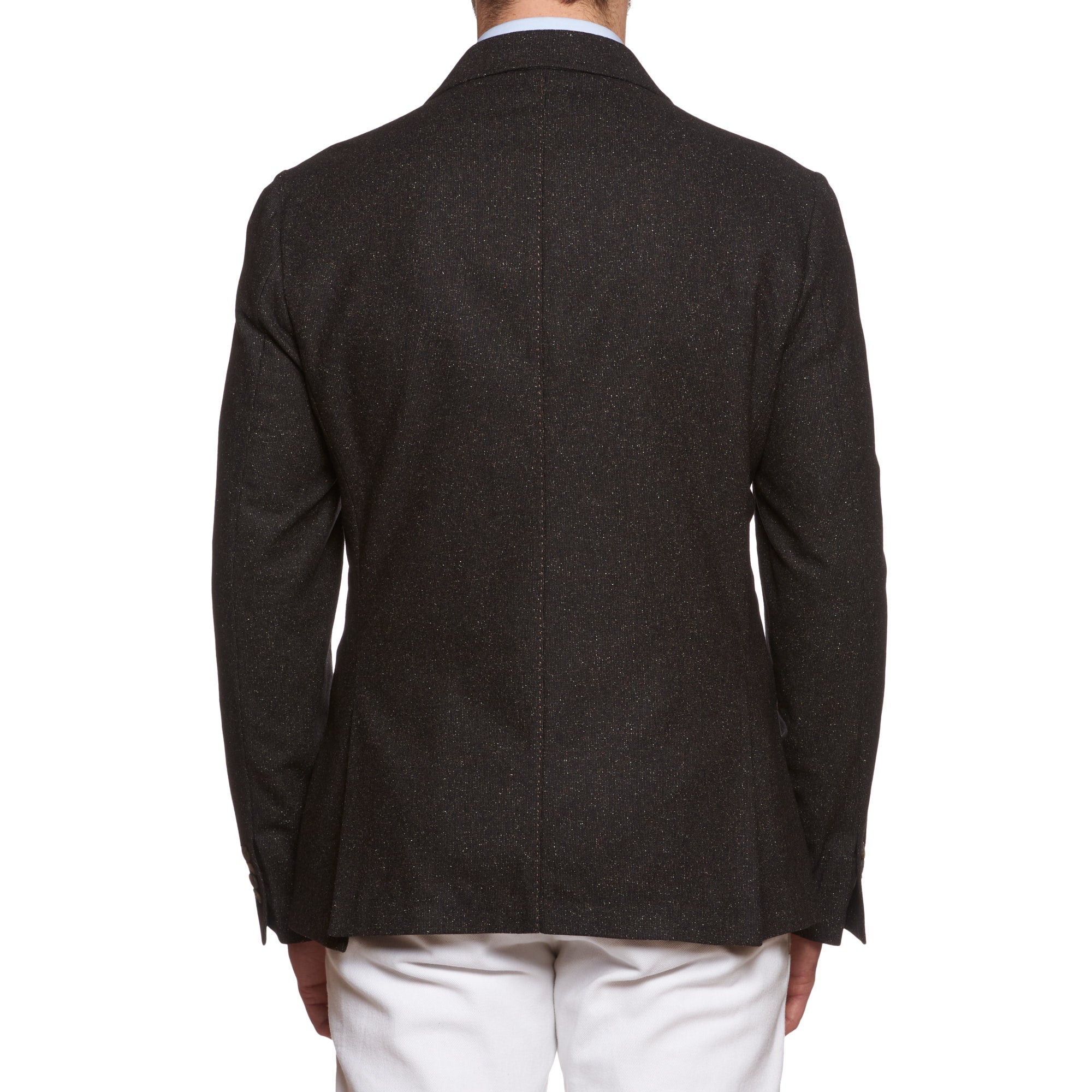 VINCENZO PALUMBO "Alfred" Brown Donegal Wool Jacket EU 56 NEW US 46 Slim Fit VINCENZO PALUMBO
