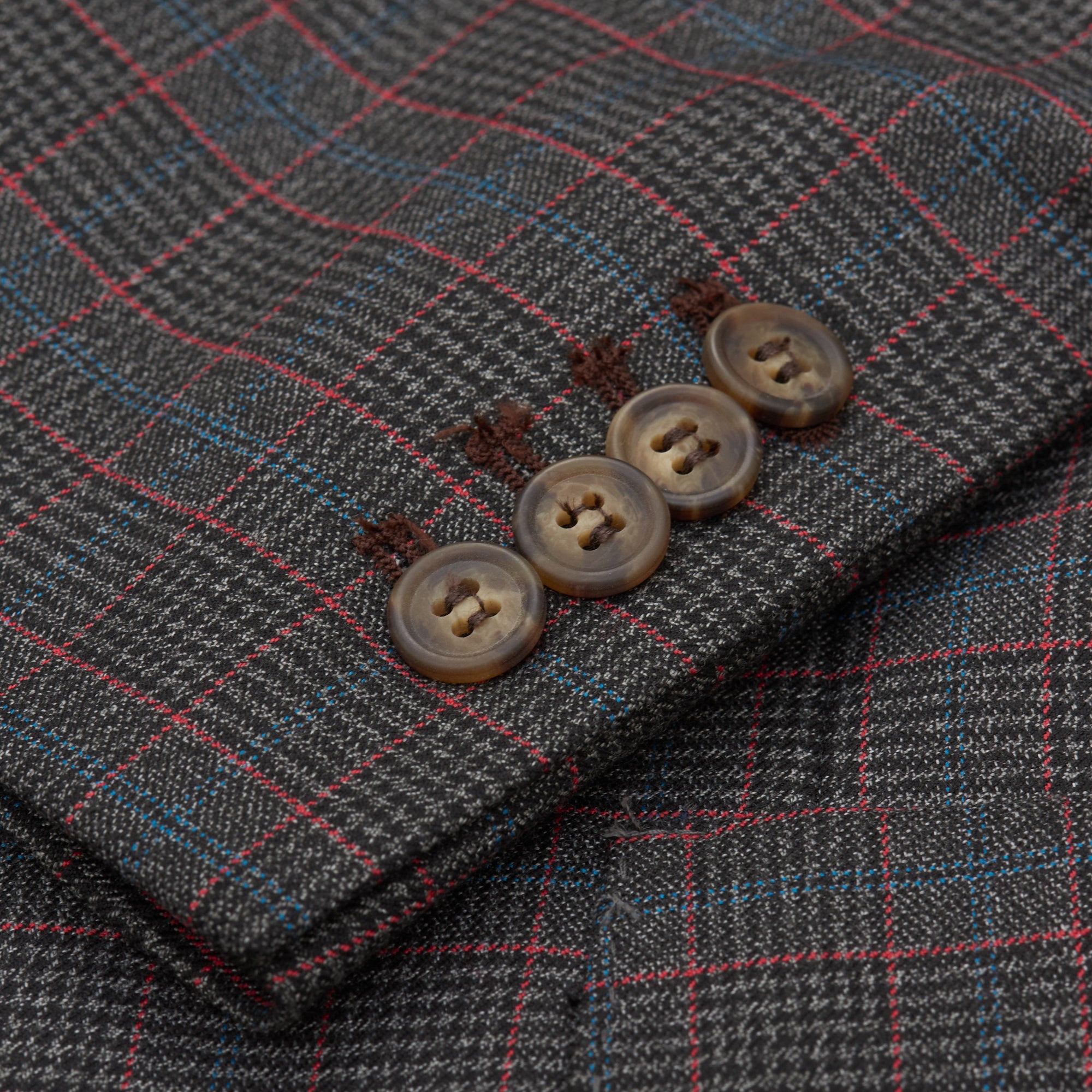 VINCENZO PALUMBO "Alfred" Dark Gray Plaid Wool Jacket EU 46 NEW US 34 Slim Fit VINCENZO PALUMBO