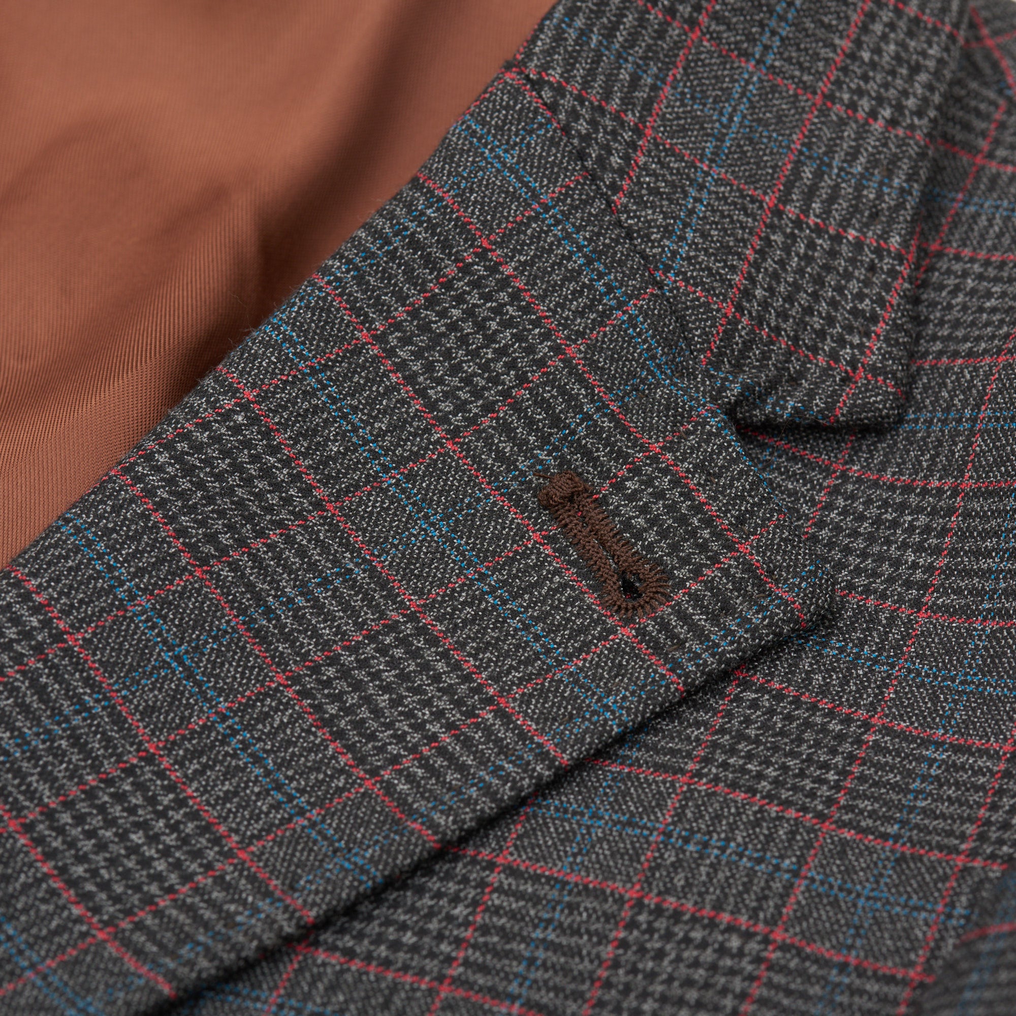 VINCENZO PALUMBO "Alfred" Dark Gray Plaid Wool Jacket EU 46 NEW US 34 Slim Fit VINCENZO PALUMBO