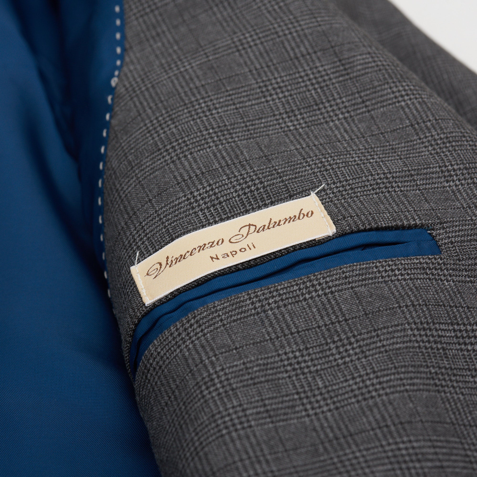 VINCENZO PALUMBO "Alfred" Gray Plaid Wool Sport Coat Jacket 52 NEW US 42 Slim VINCENZO PALUMBO