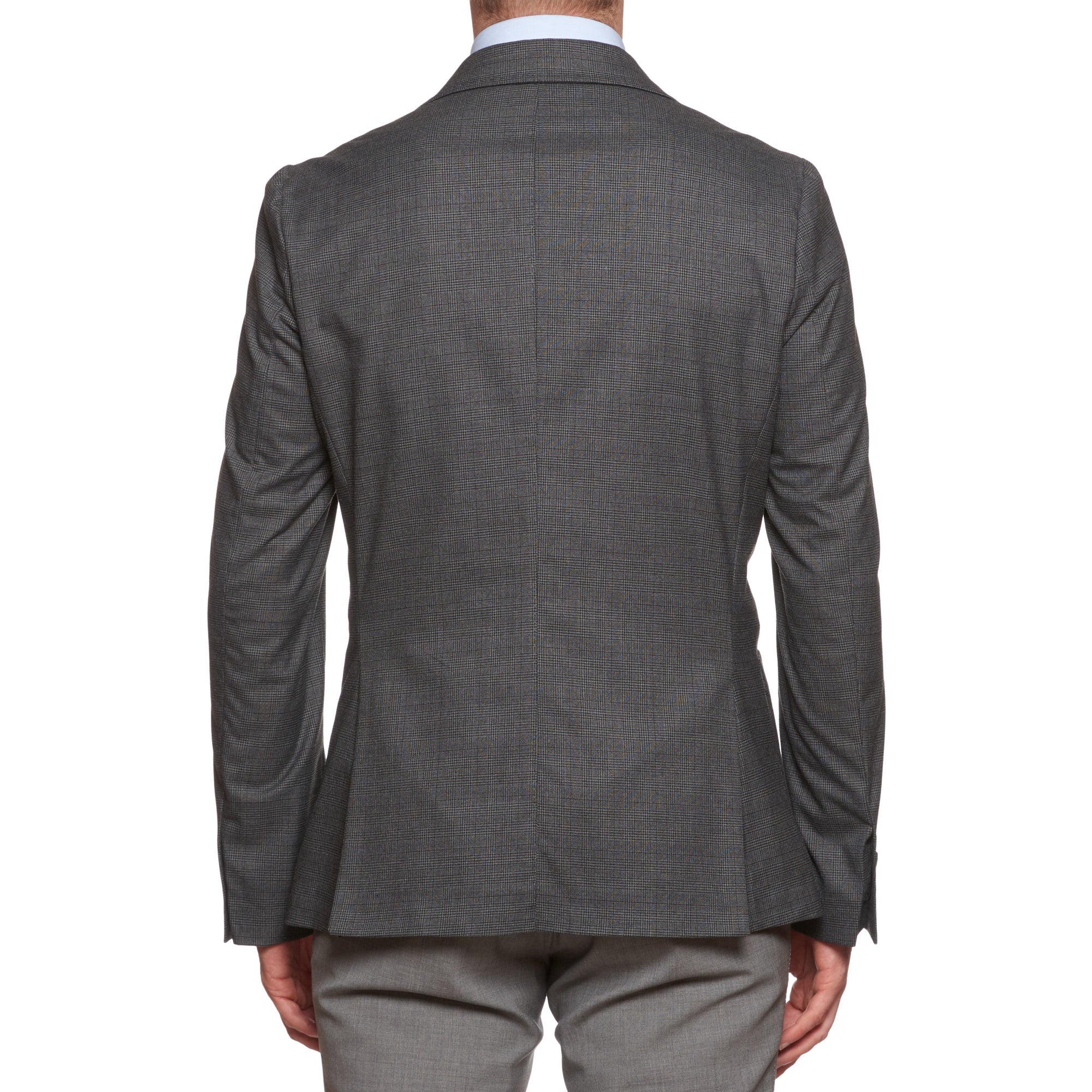 VINCENZO PALUMBO "Alfred" Gray Plaid Wool Sport Coat Jacket 52 NEW US 42 Slim VINCENZO PALUMBO