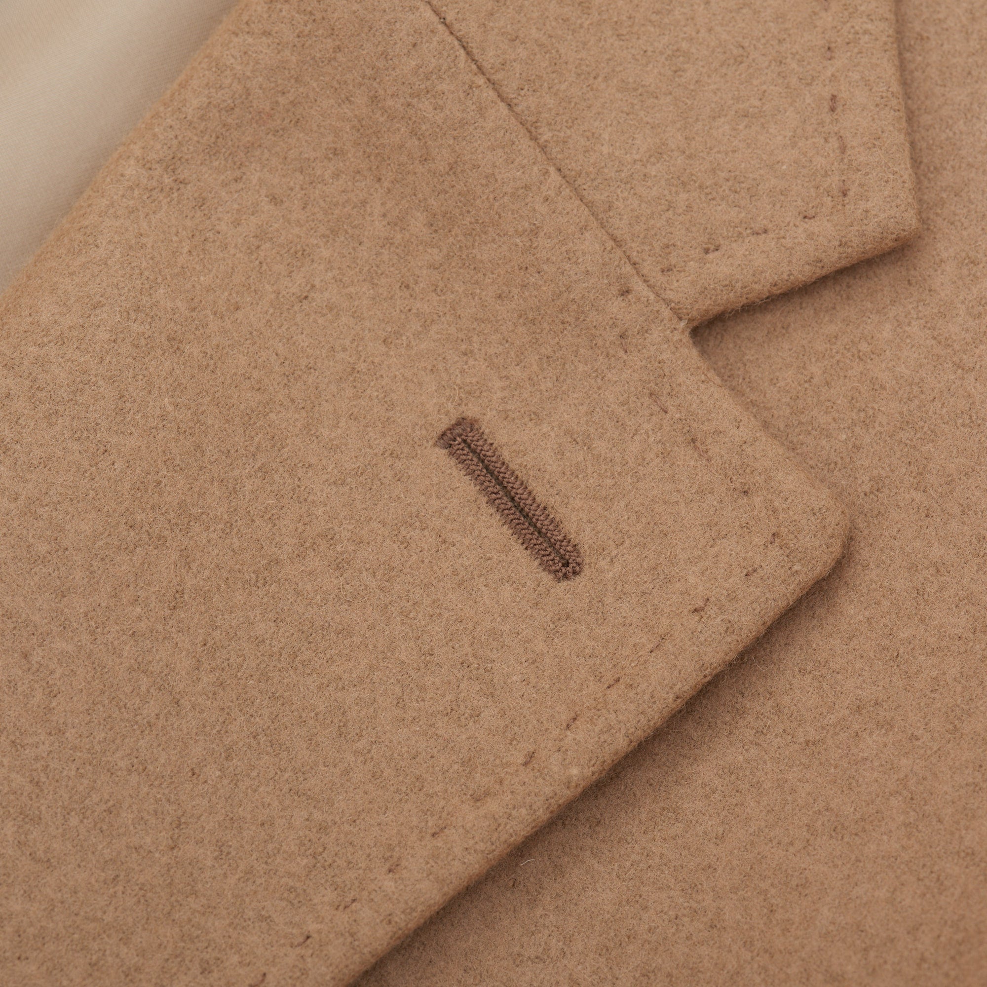 Palumbo x VITALE BARBERIS CANONICO VBC "Vintage" Camel Wool Flannel Coat NEW VITALE BARBERIS CANONICO