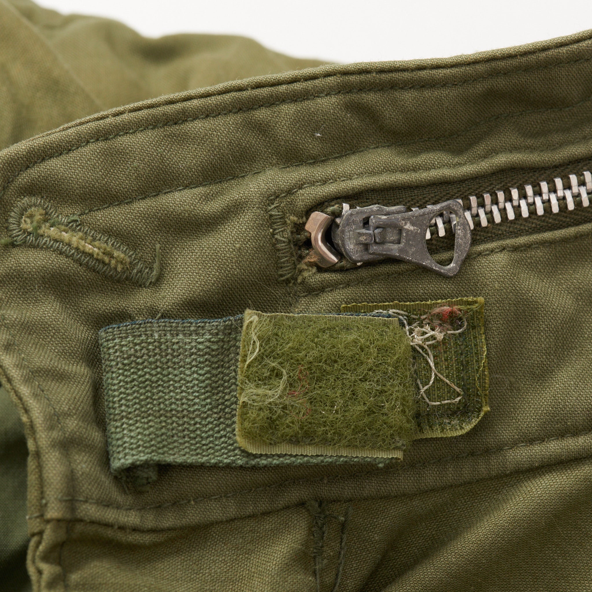 Vintage M-65 Olive Military Field Jacket S Long 1971 Aluminium Zipper Vietnam Er ALPHA INDUSTRIES
