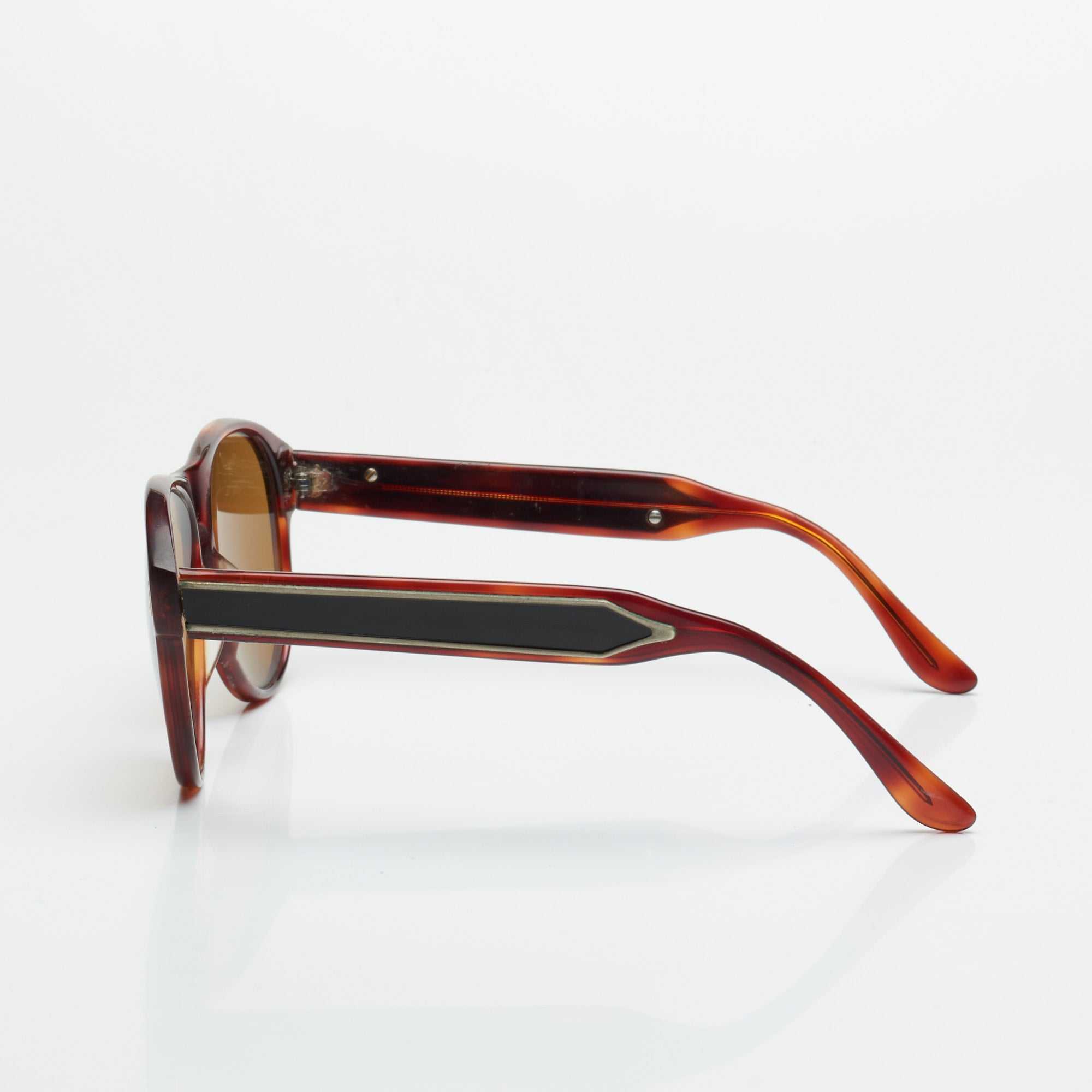 Vintage LE CLUB Tortoise Aviator Sunglasses with Case Made in Italy LE CLUB