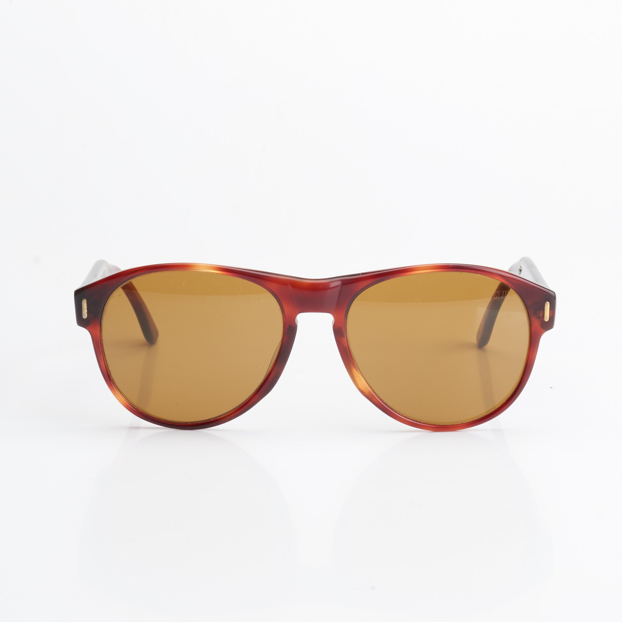 Vintage LE CLUB Tortoise Aviator Sunglasses with Case Made in Italy LE CLUB