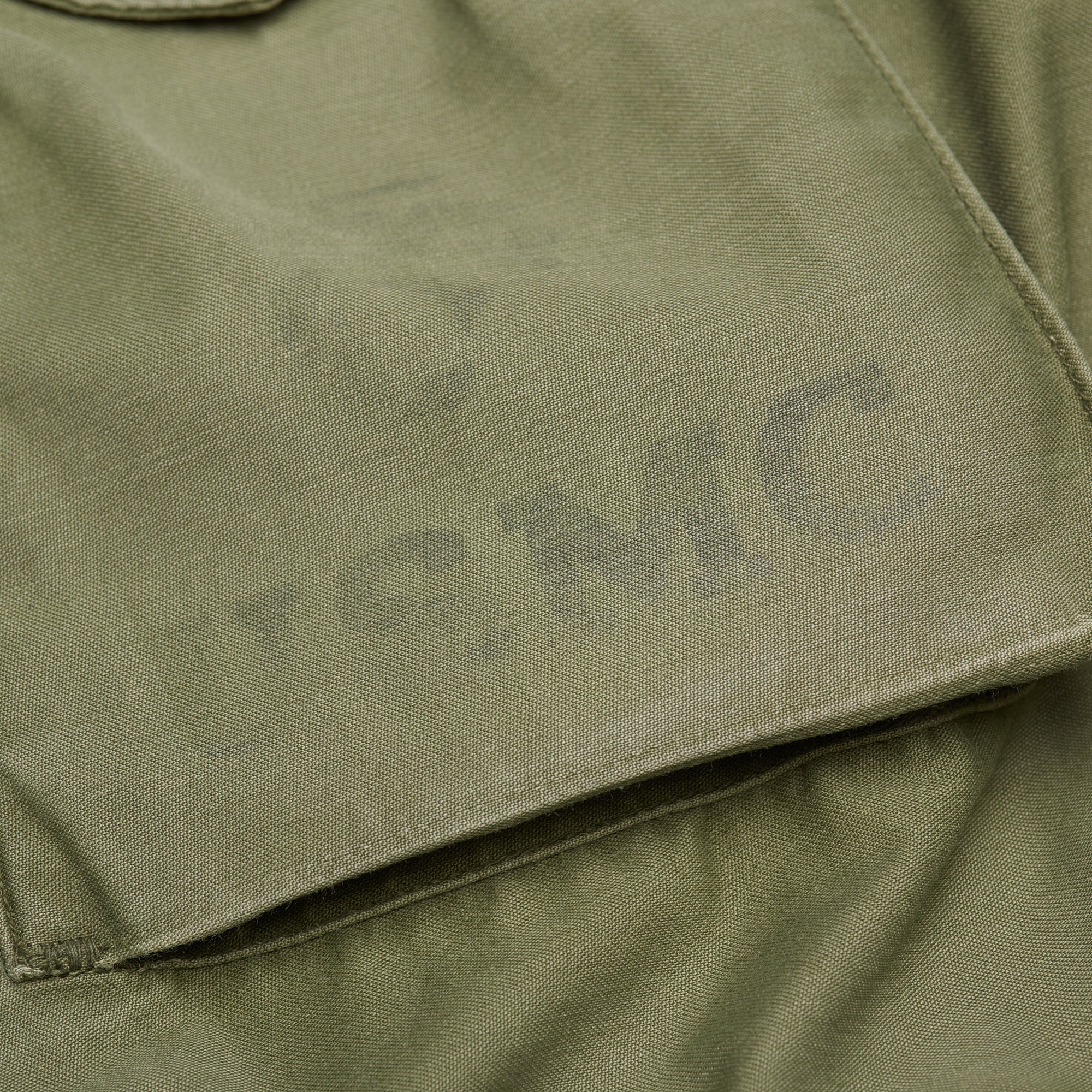 Vintage USMC Stencil M65 Olive Military Field Jacket Coat Size M Vietnam Era USMC