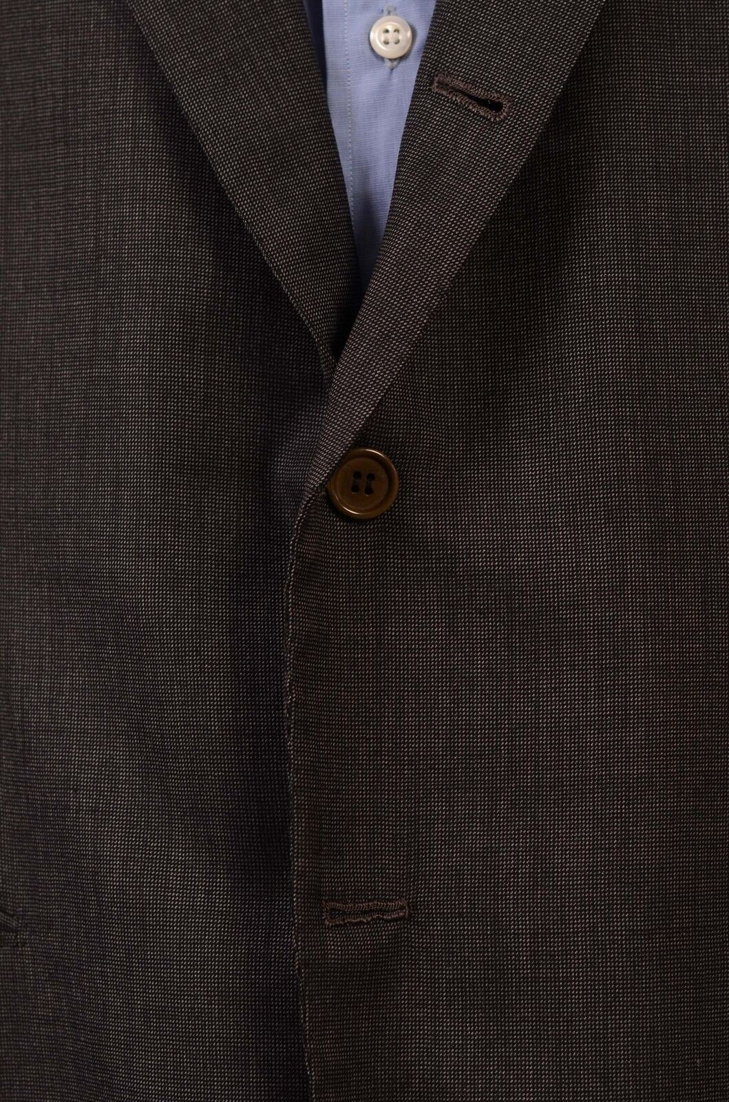 RUBINACCI LH Hand Made Bespoke Gray Wool Blazer Jacket EU 56 US 46