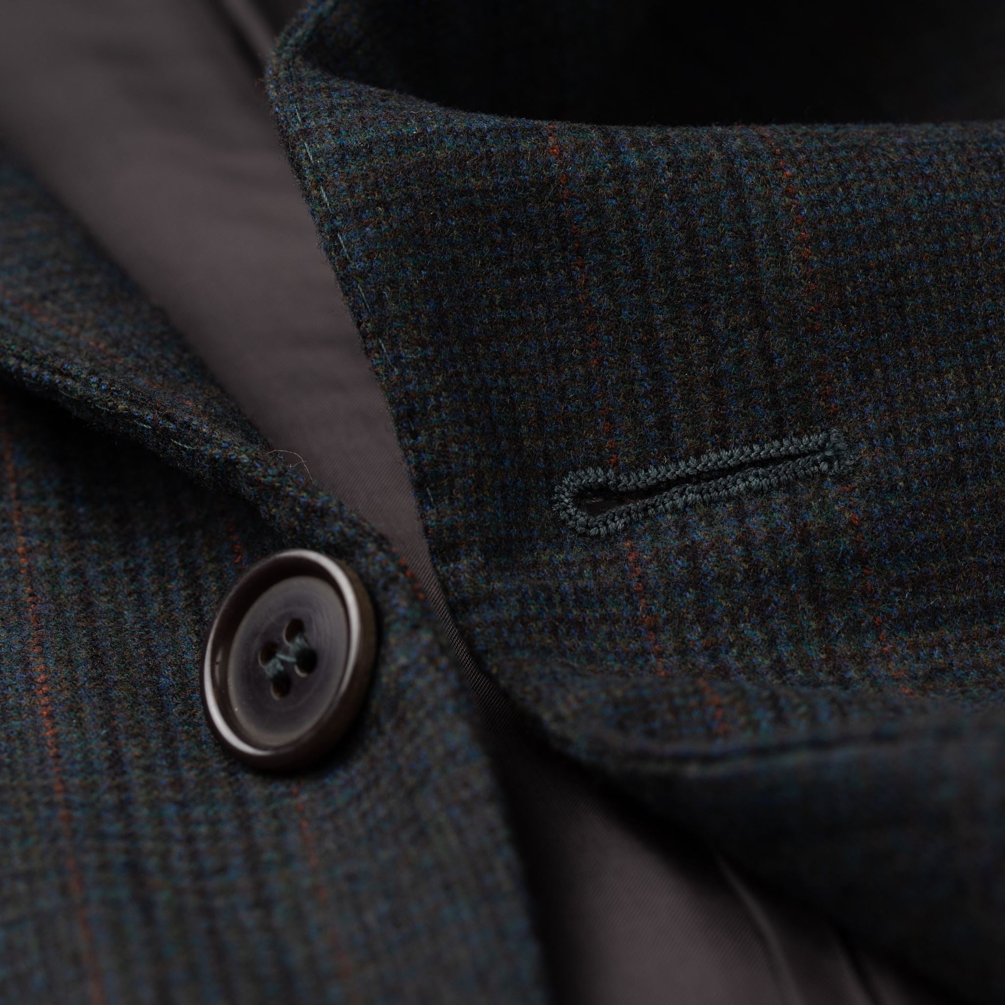 SERGIO PELLARI Green Plaid Ermenegildo Zegna Wool Suit EU 48 NEW US 38