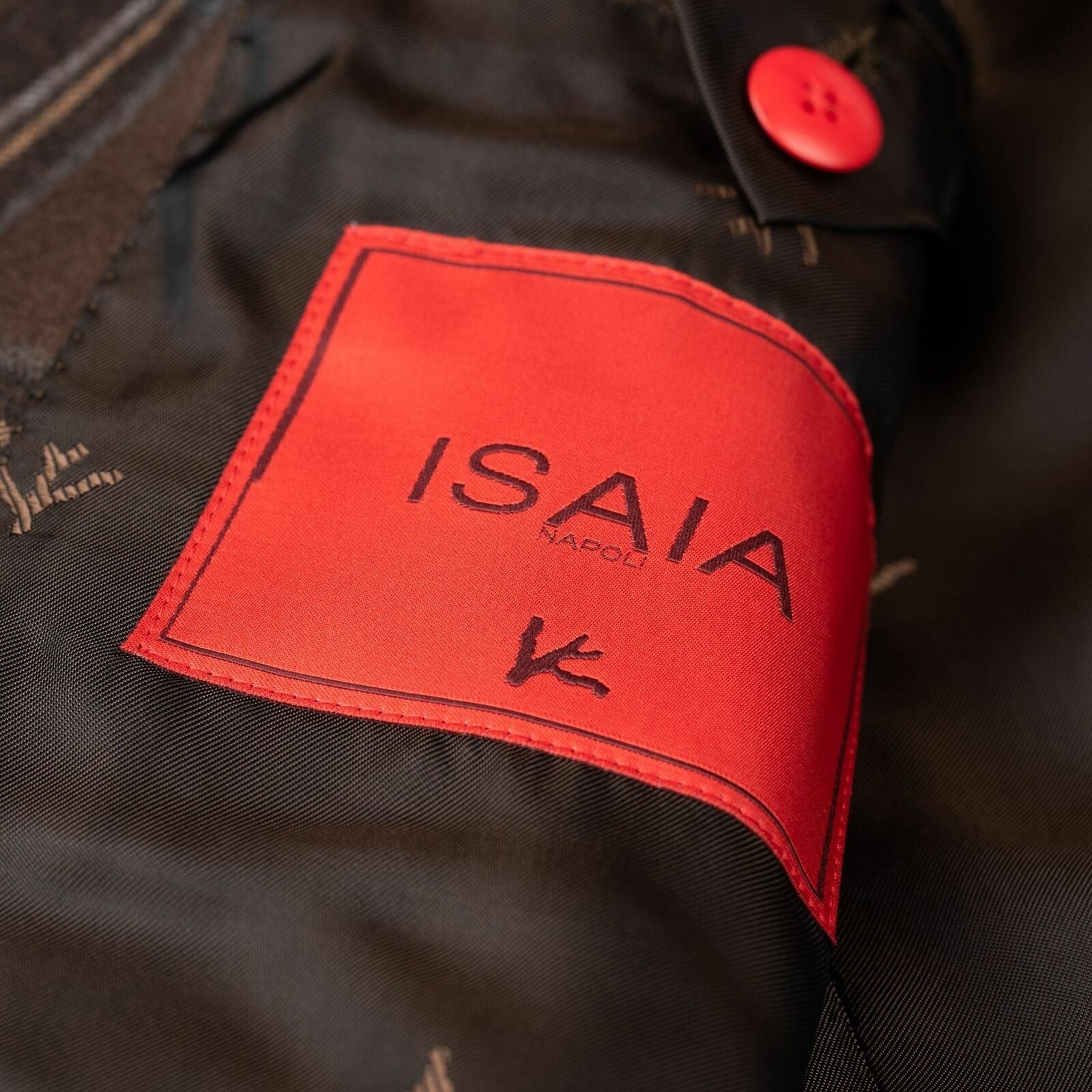 ISAIA "Sanita" Brown "Natural Black Sheep" Wool Shawl Collar Suit 48 NEW US 38