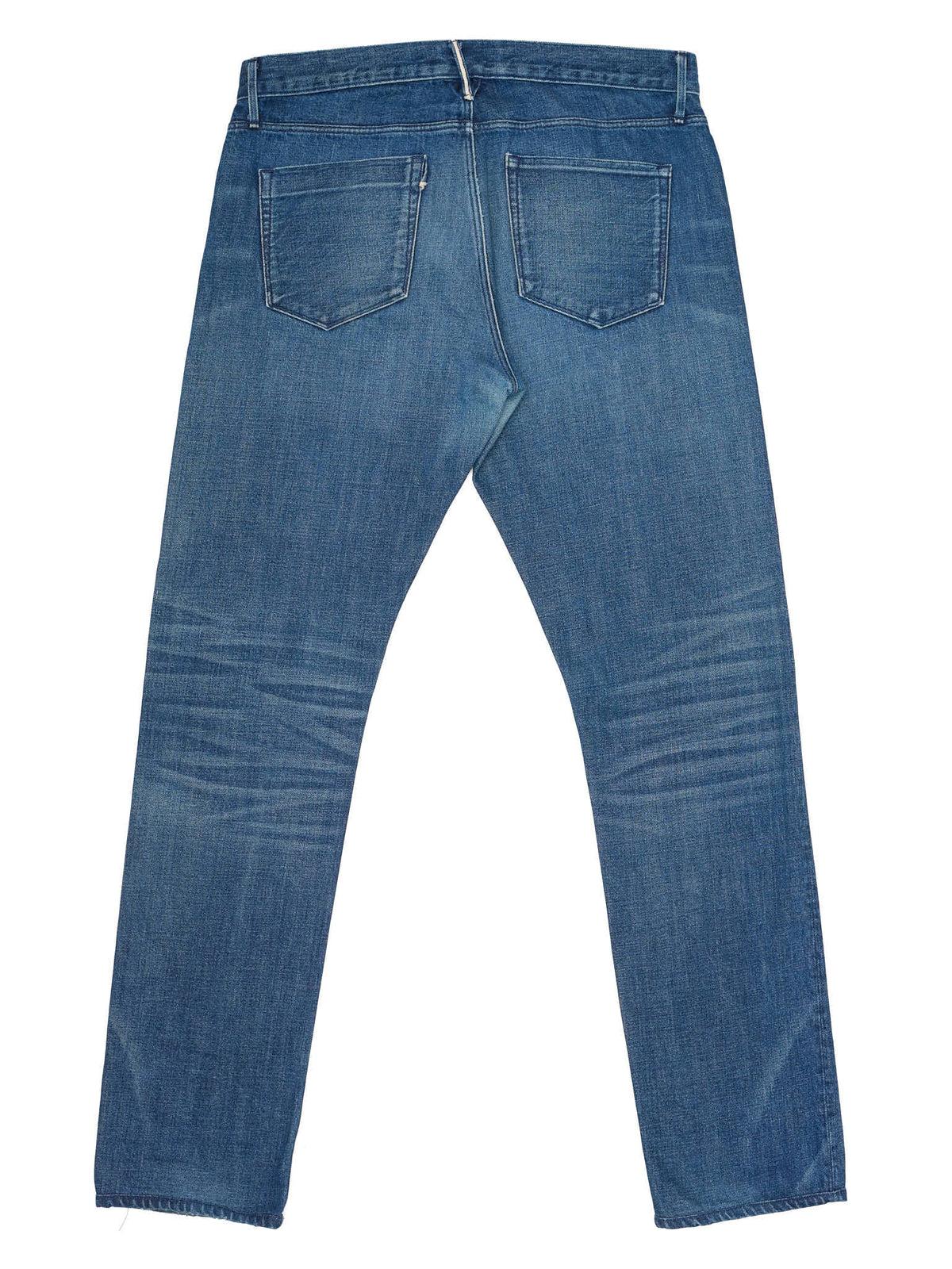 3x1 M3 Blue Denim Selvedge Slim Straight Fit Jeans Pants US 33