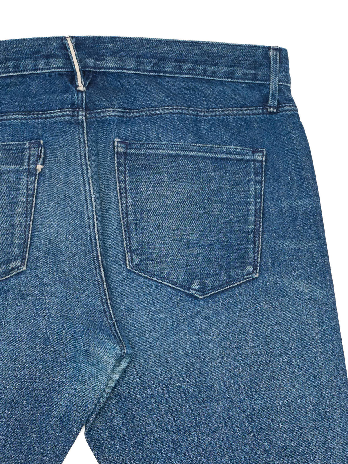 3x1 M3 Blue Denim Selvedge Slim Straight Fit Jeans Pants US 33