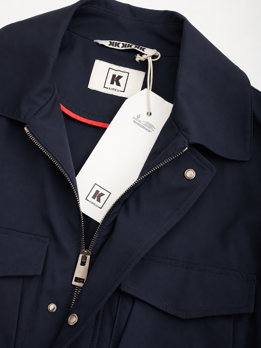 KITON KIRED Navy Blue Parka Jacket EU 50 NEW US M