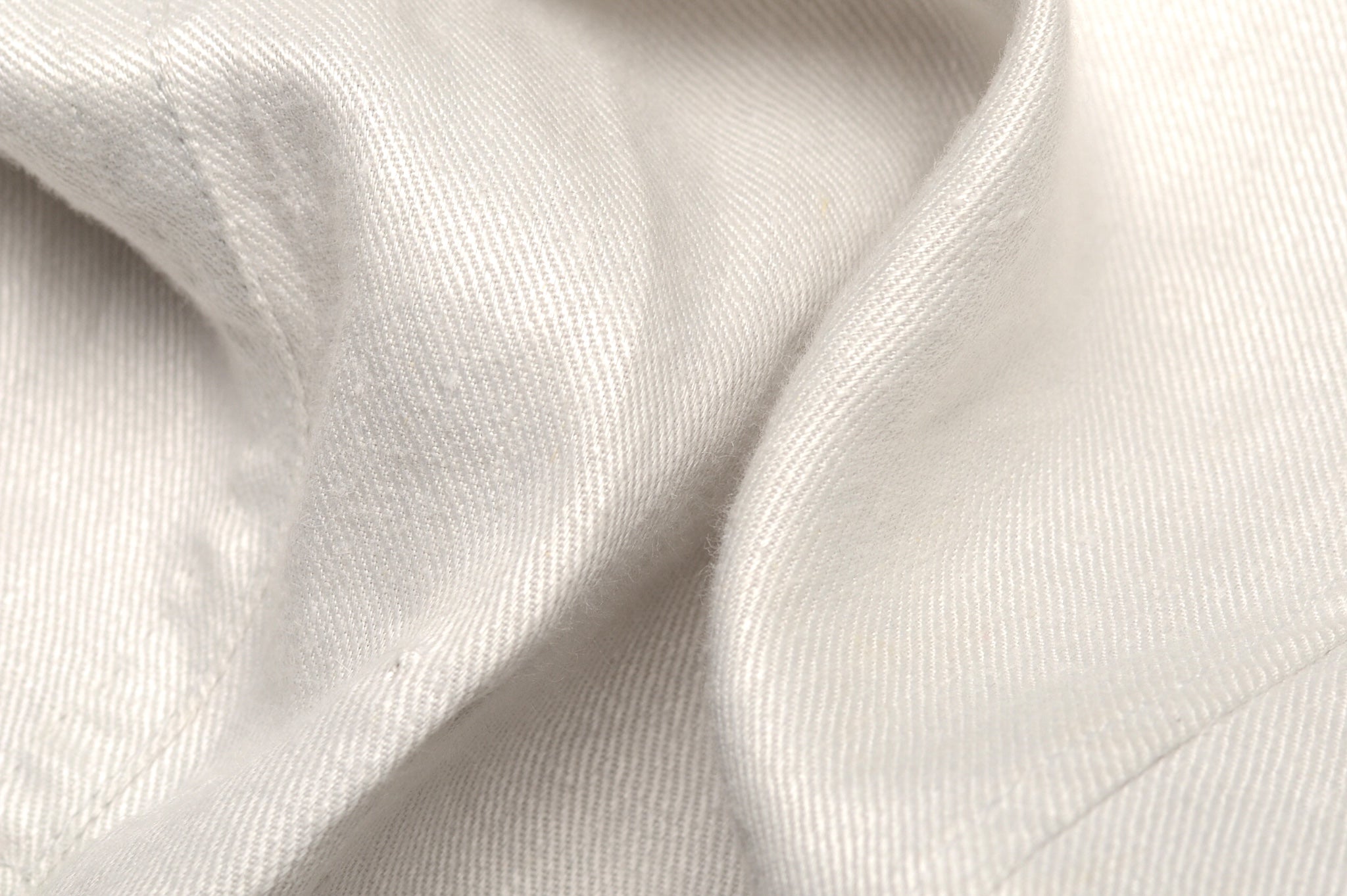 D'AVENZA Light Gray Cotton Silk Unlined Field Jacket