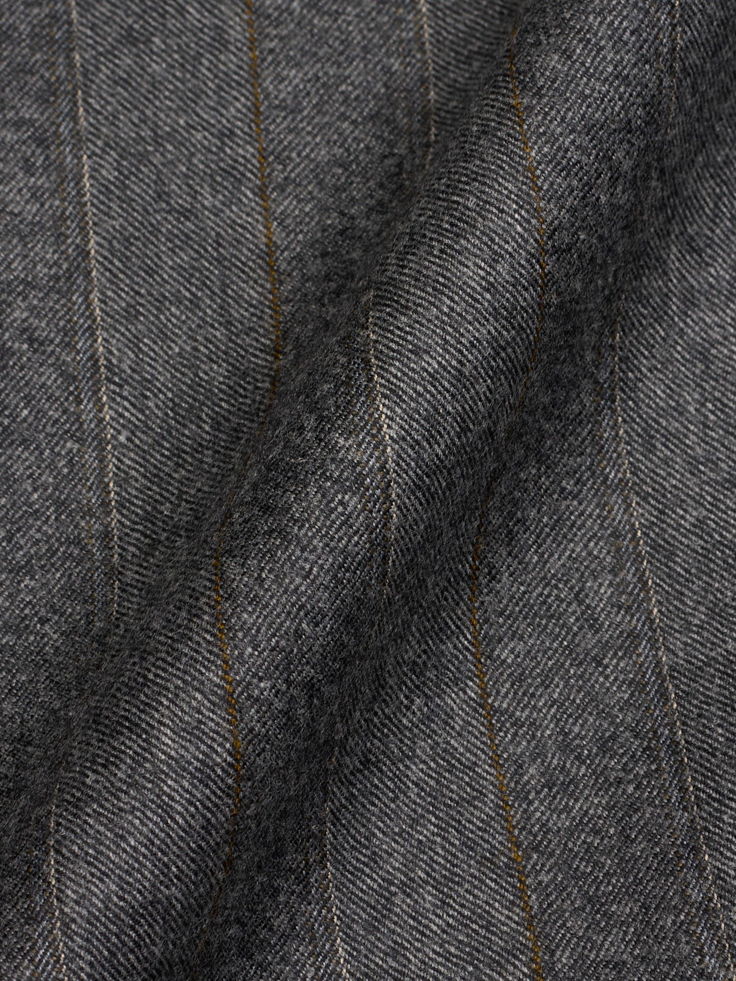ABLA for Sir Wilson Gray Herringbone Wool Cashmere Suit