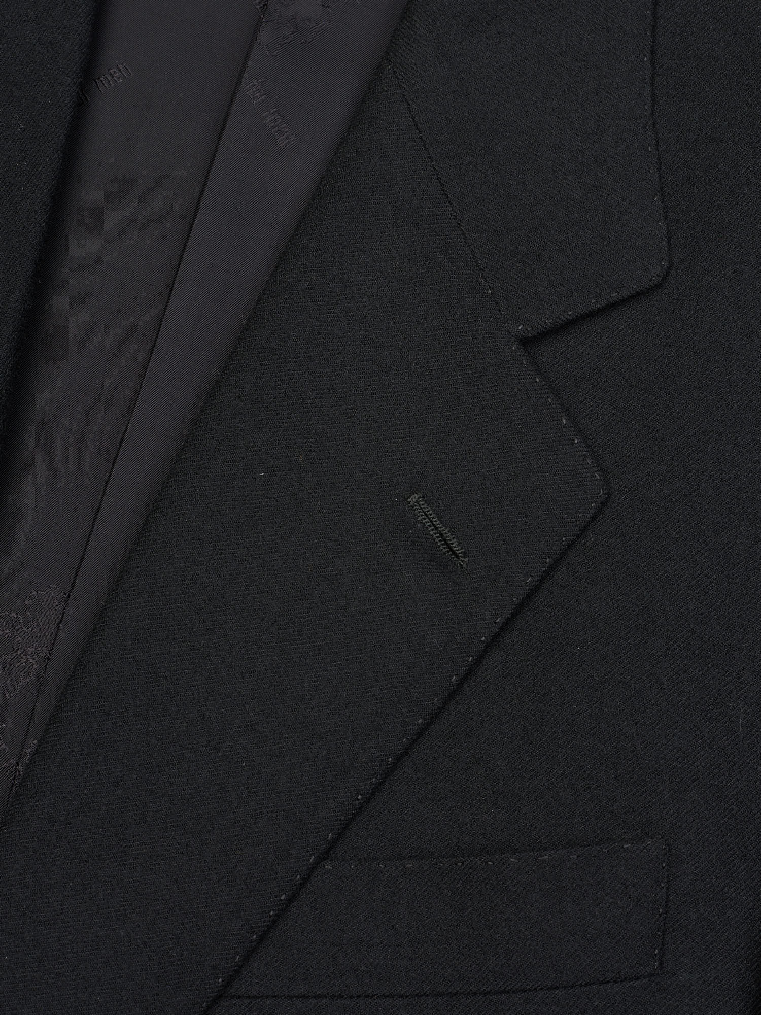 ABLA for Sir Wilson Handmade Black Wool Business Suit