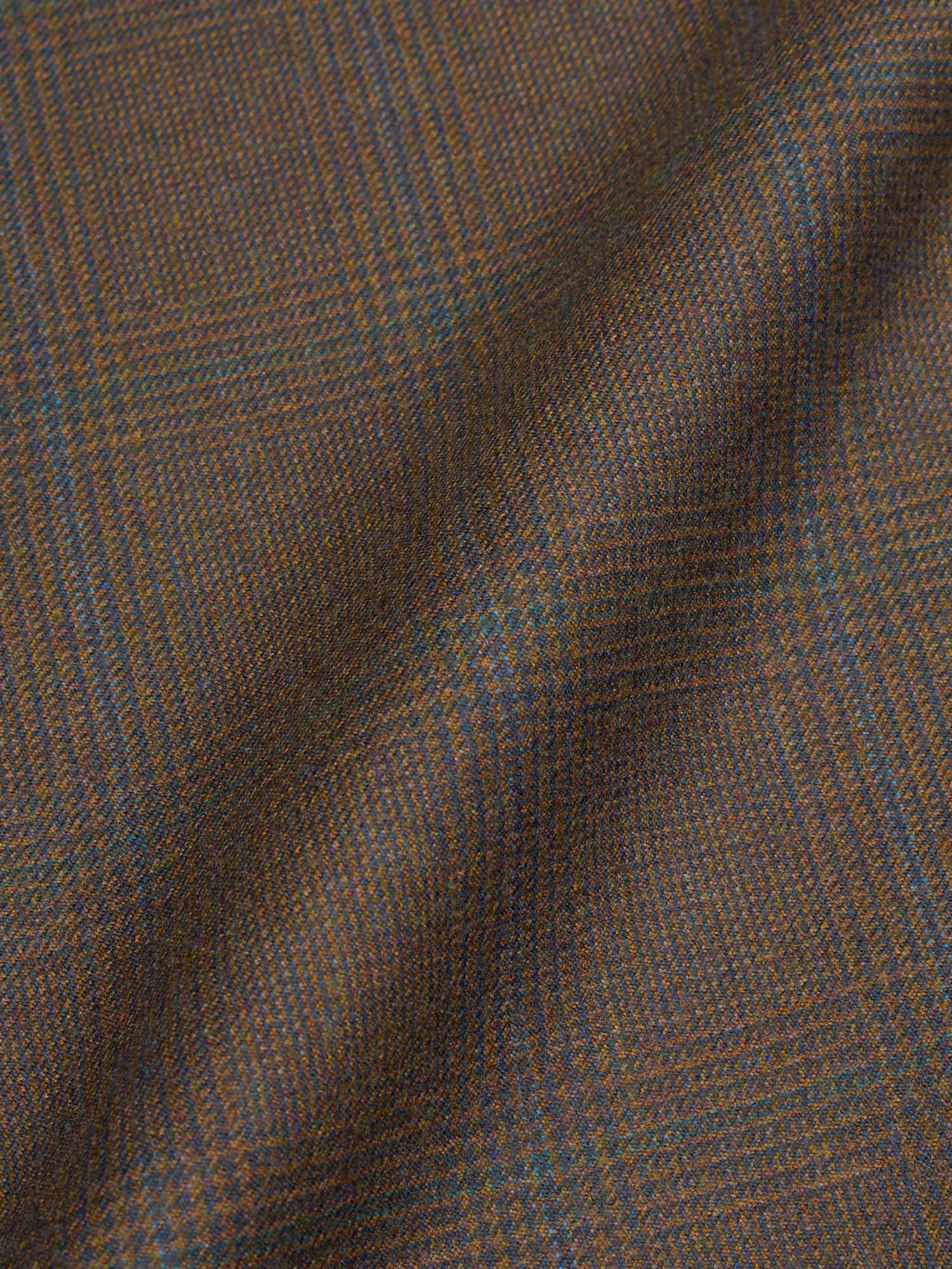 ABLA for Sir Wilson Handmade Brown Prince of Wales Australian Wool Suit