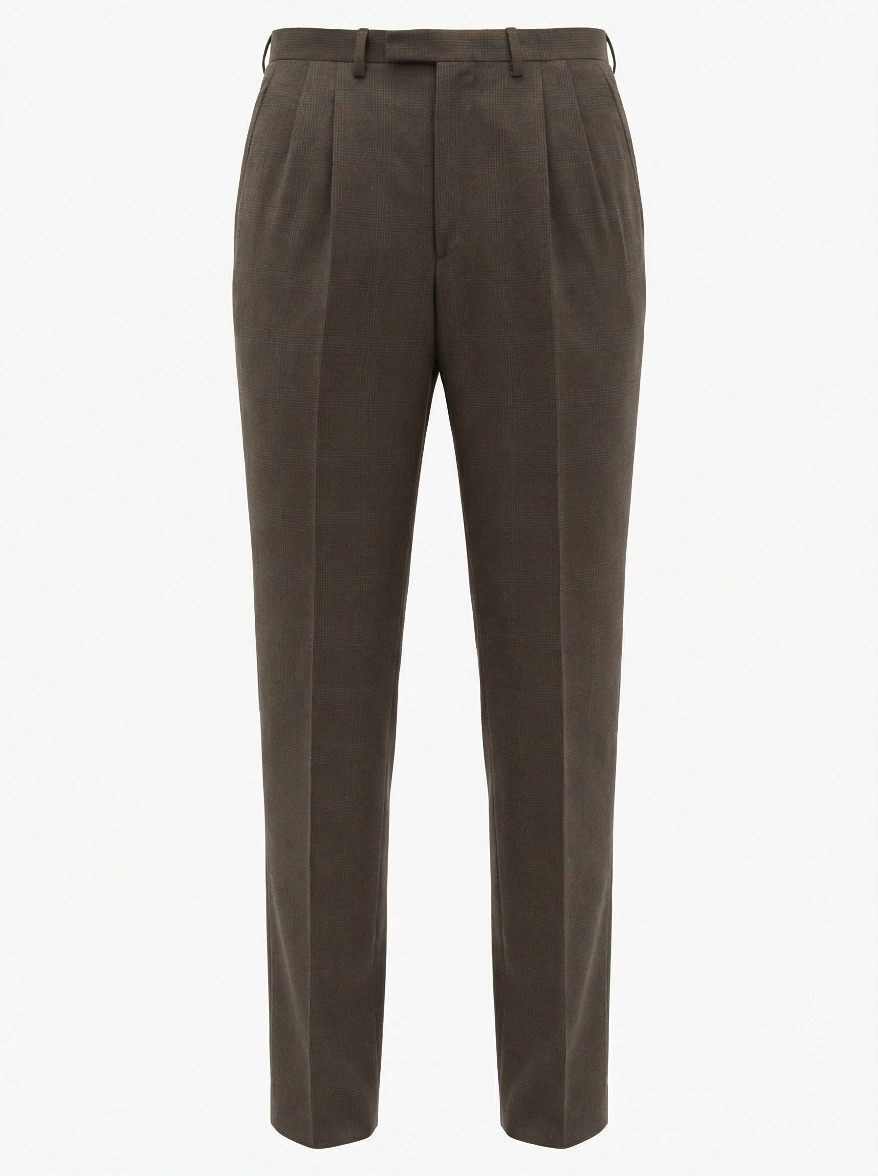 ABLA for Sir Wilson Handmade Brown Prince of Wales Australian Wool Suit