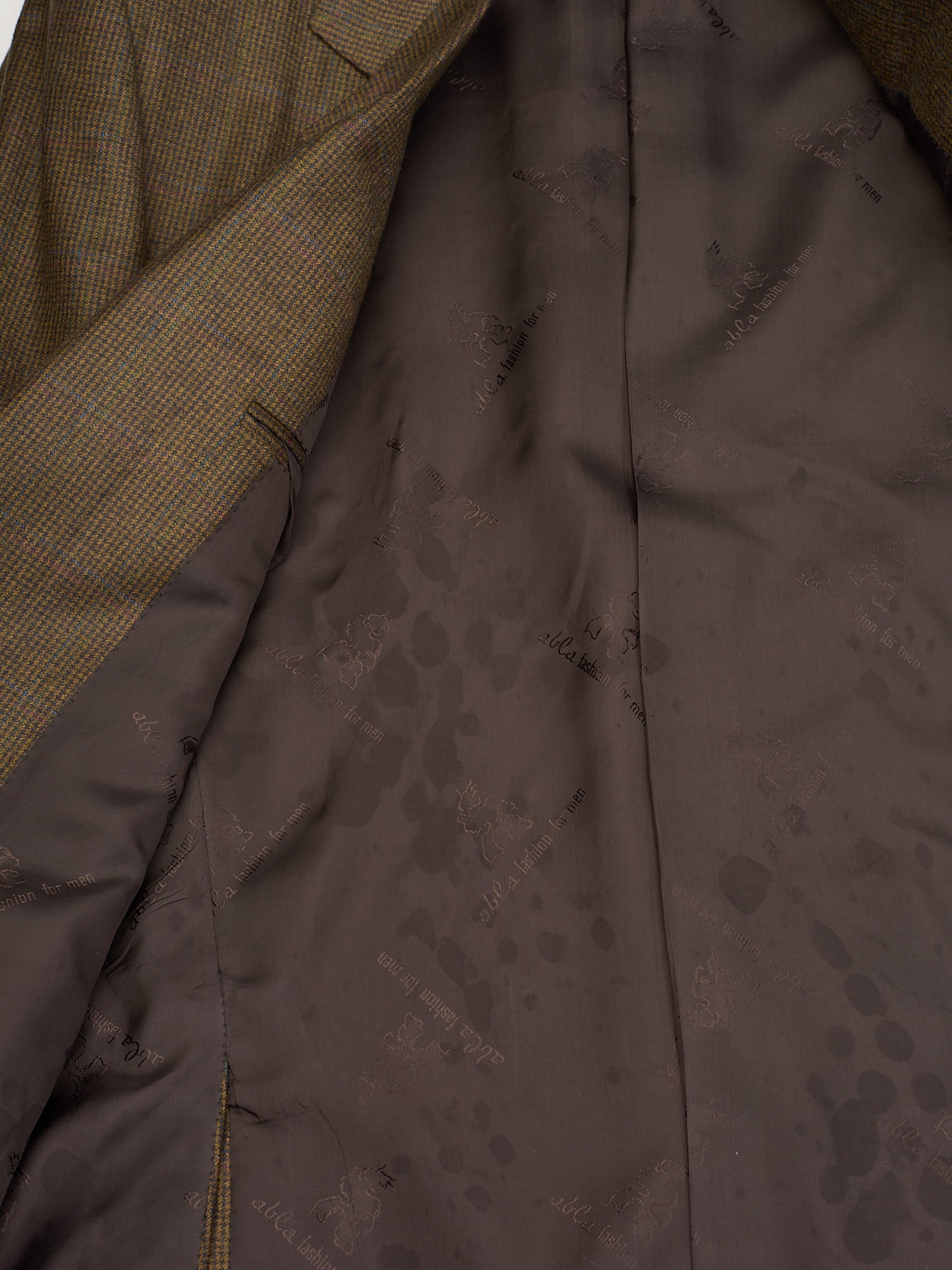 ABLA for Sir Wilson Handmade Houndstooth Australian Wool Suit