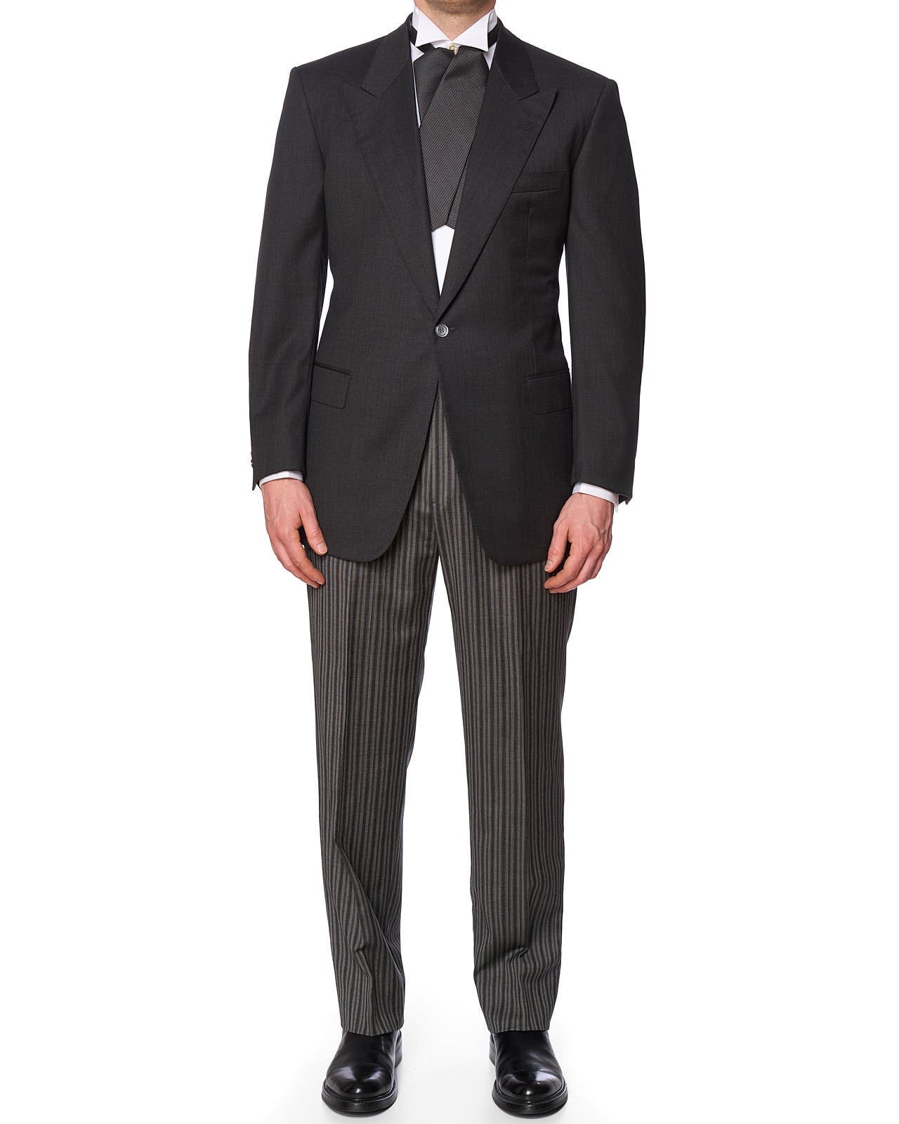 Angelo Blasi's ABLA for Vannucci Fully Handmade Morning Suit EU 52 NEW US 42