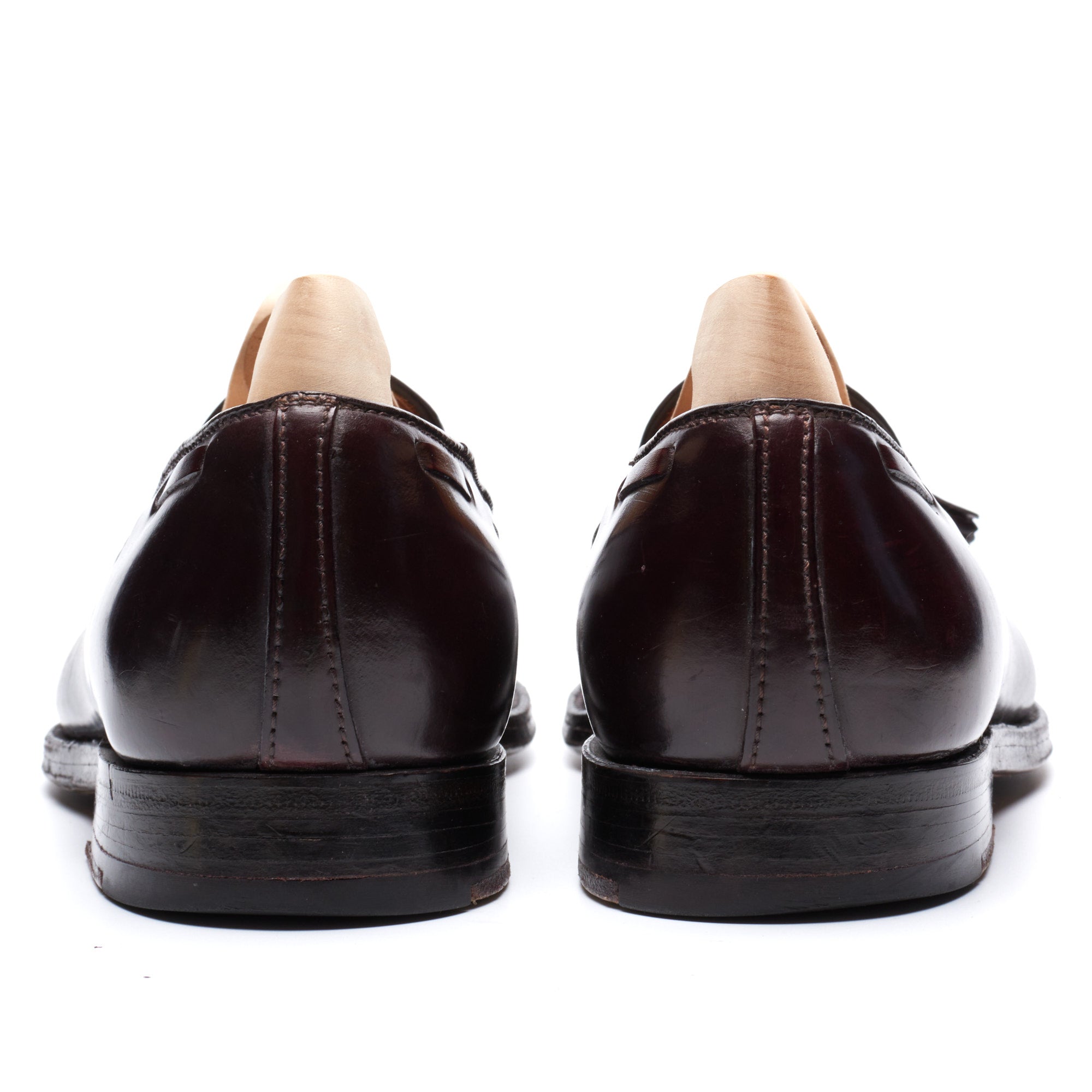 ALDEN 563 Burgundy #8 Horween Shell Cordovan Tassel Loafer Shoes US 8.5 B/D ALDEN
