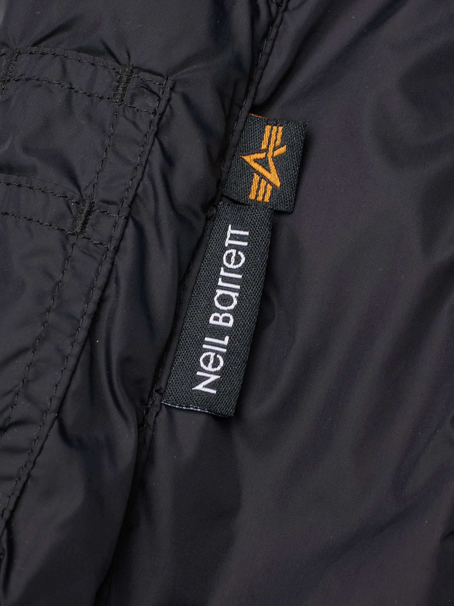 ALPHA INDUSTRIES x Neil Barrett Black Padded Overshirt Jacket Limited Edition