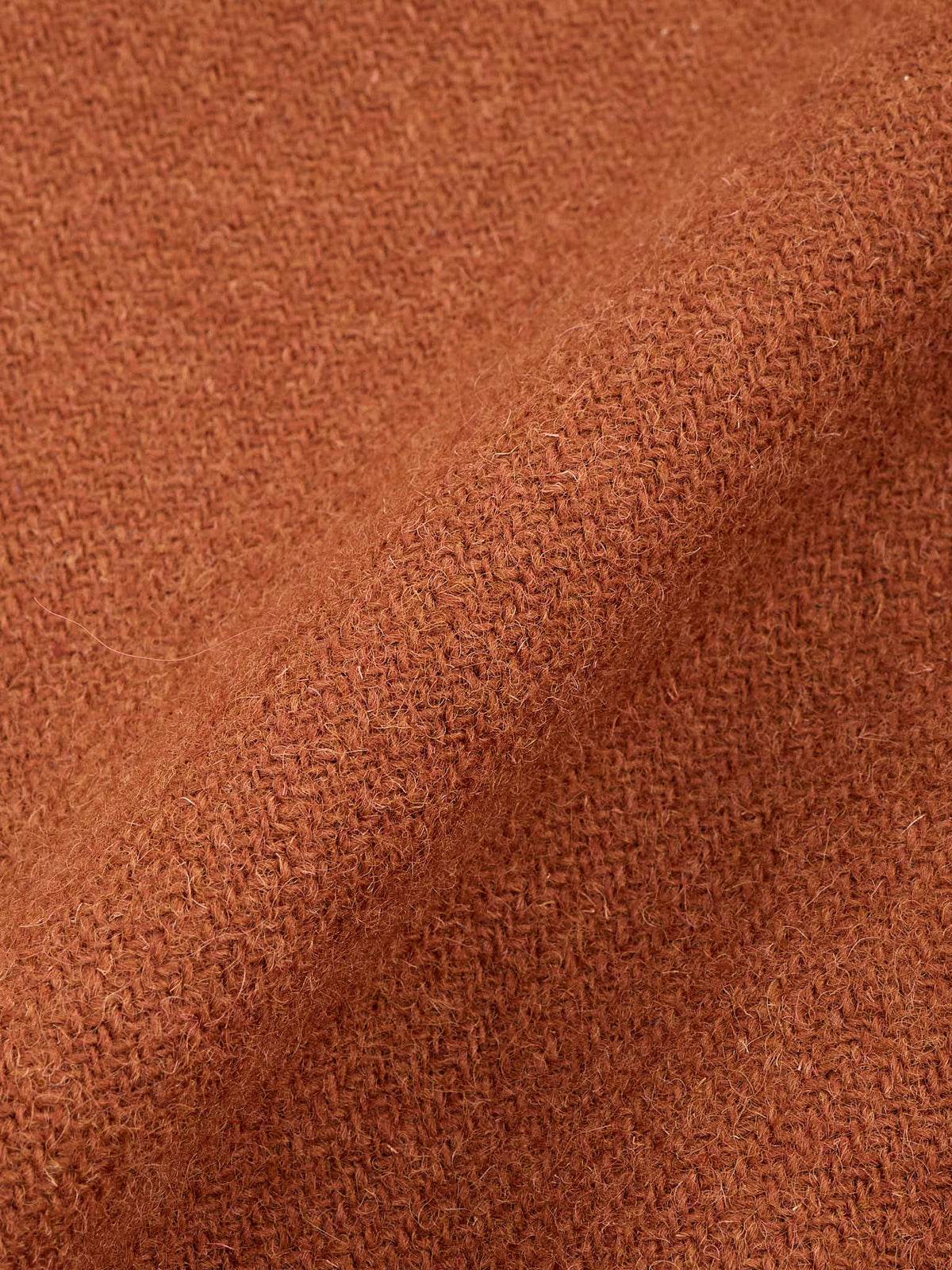ANDERSON & SHEPPARD Bespoke Brick Red Wool Tweed Sports Coat Jacket