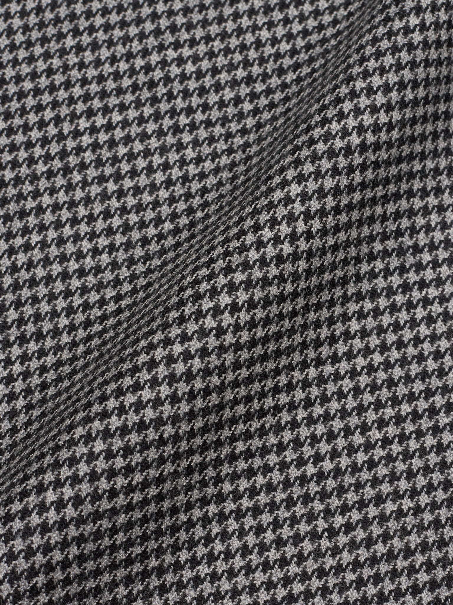ANDERSON & SHEPPARD Bespoke Gray Houndstooth Wool Blazer Jacket