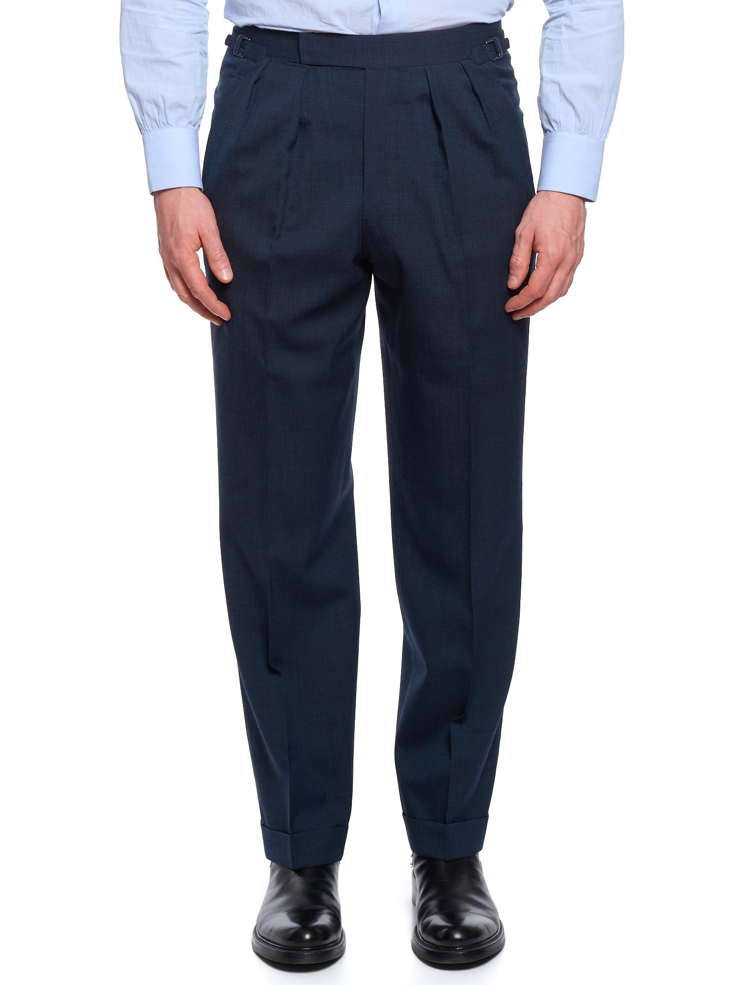 ANDERSON & SHEPPARD Savile Row Blue Birdseye Bespoke Suit