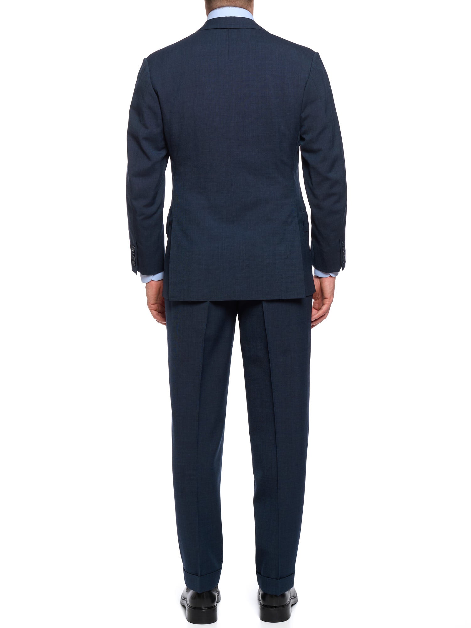 ANDERSON & SHEPPARD Savile Row Blue Birdseye Bespoke Suit