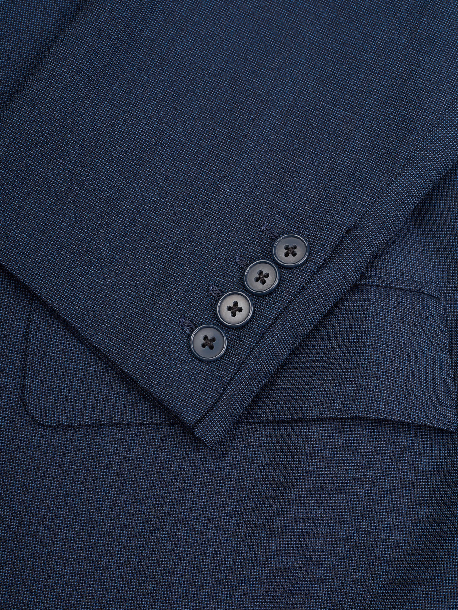ANDERSON & SHEPPARD Savile Row Blue Birdseye Bespoke Suit