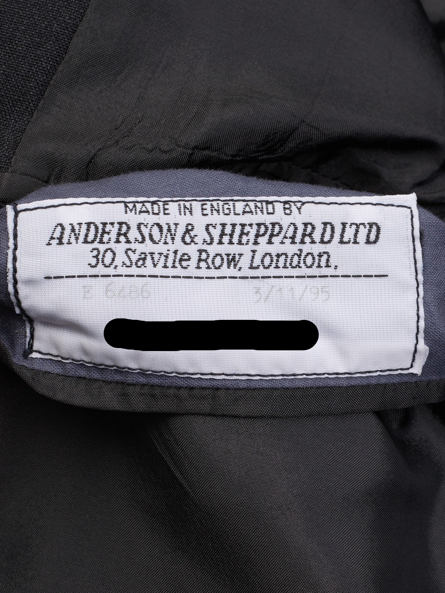 ANDERSON & SHEPPARD Savile Row Gray Pinstripe Bespoke Suit 2 Pairs of Pants