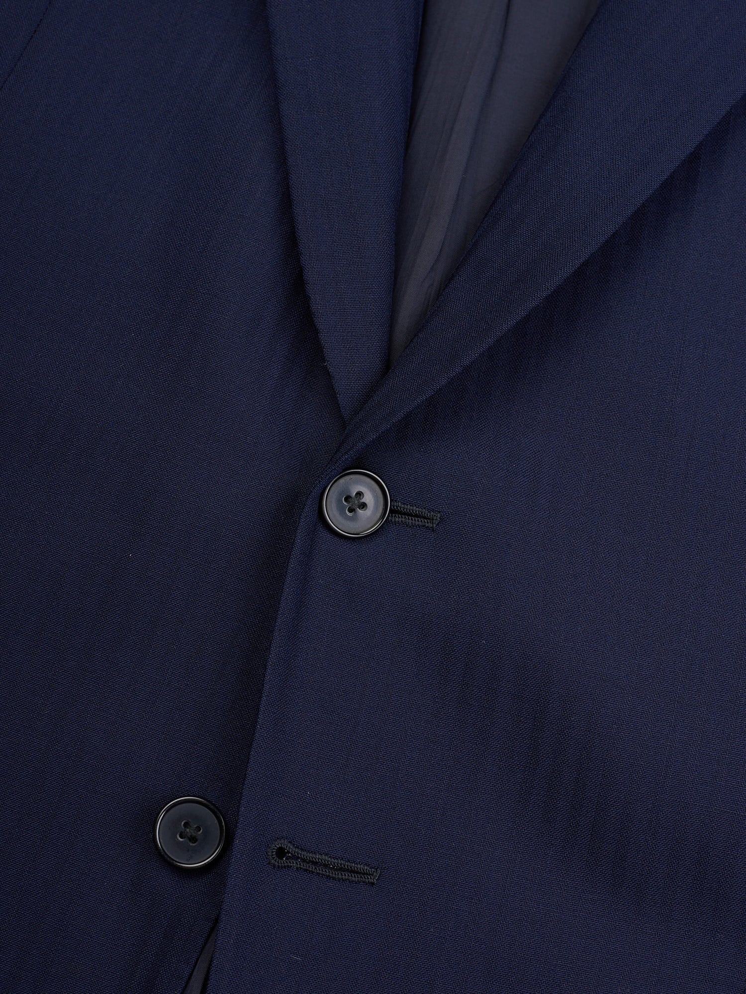 ANDERSON & SHEPPARD Savile Row Blue Herringbone Bespoke Suit 2 Pairs of Pants
