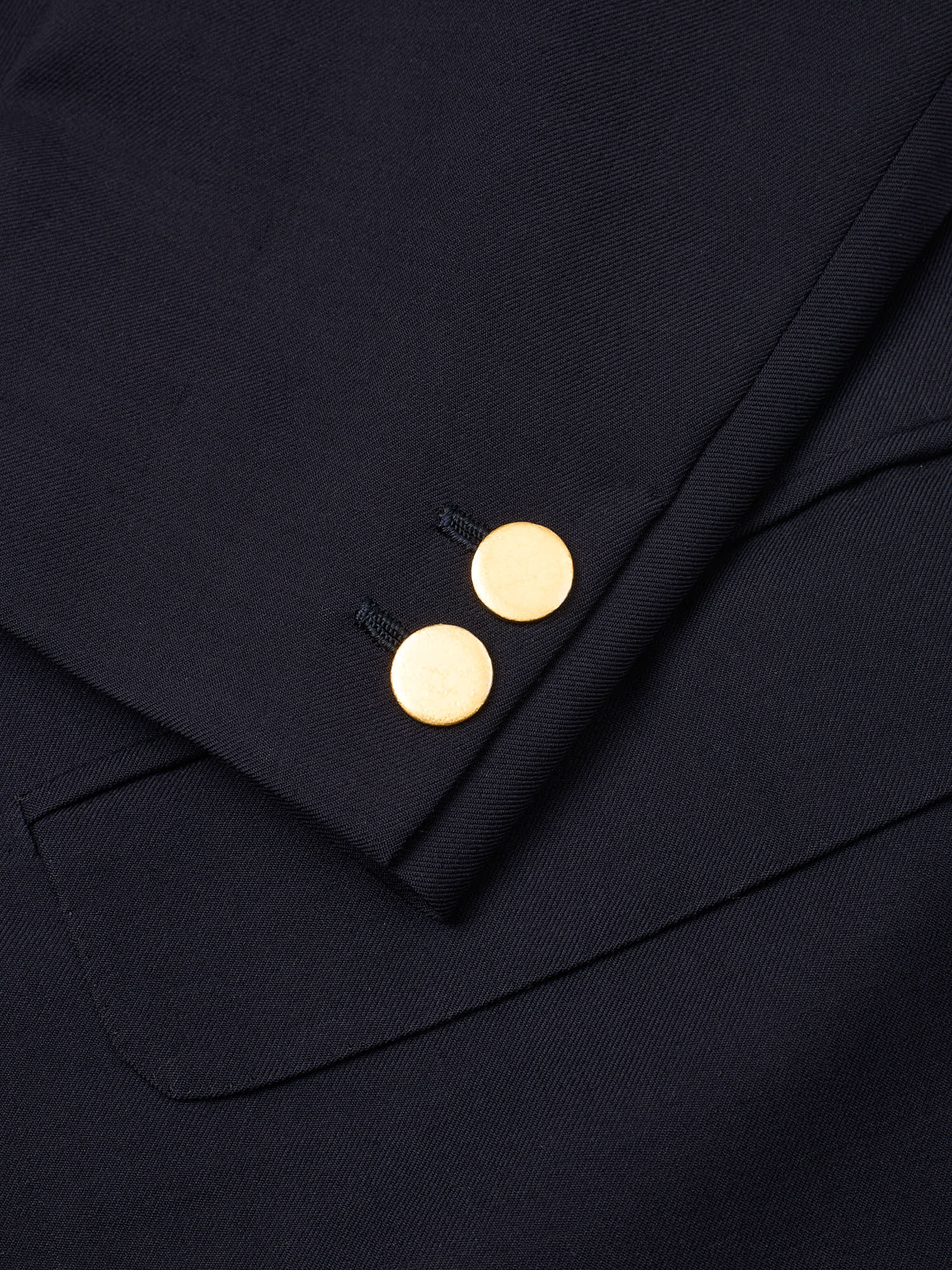 ANDERSON & SHEPPARD Savile Row Bespoke Navy Wool Blazer Jacket Athletic