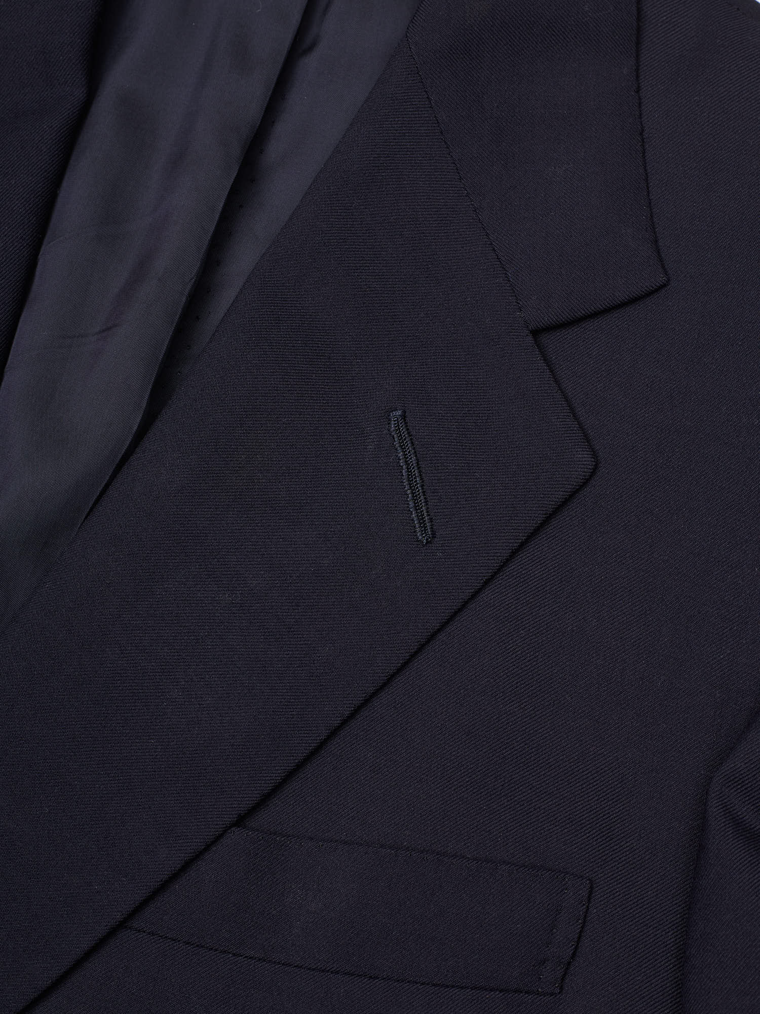 ANDERSON & SHEPPARD Savile Row Bespoke Navy Wool Blazer Jacket Athletic