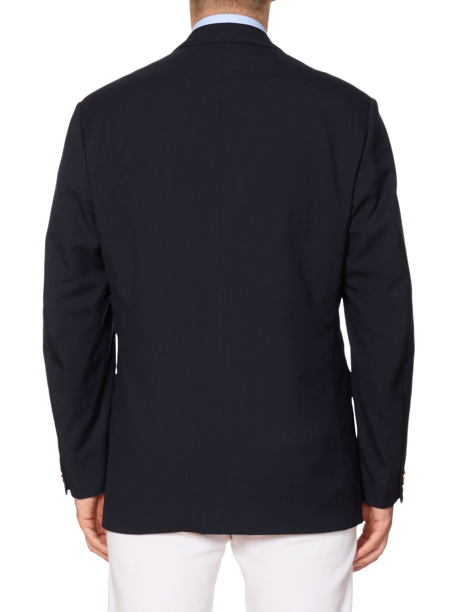 ANDERSON & SHEPPARD Savile Row Bespoke Navy Wool Blazer Jacket Athletic