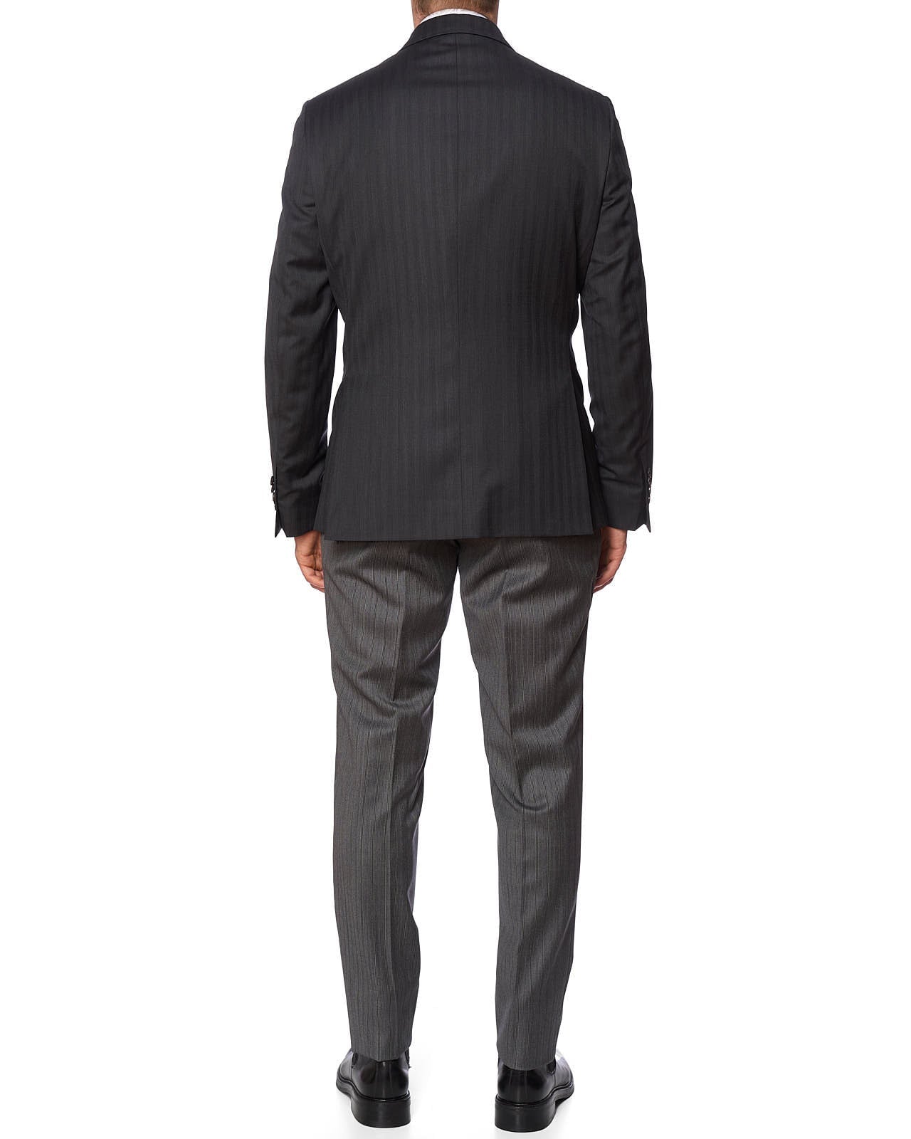 VANNUCCI Gray Herringbone VBC Morning Suit Wedding Attire NEW
