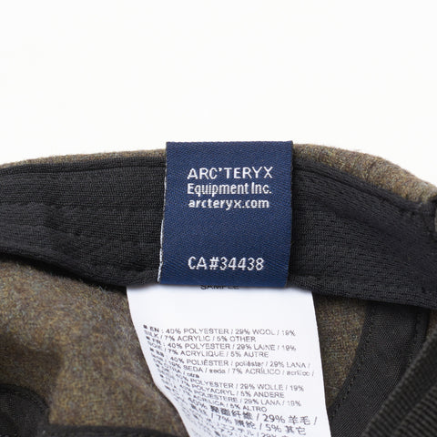 ARC'TERYX Olive Wool-Silk Blend 5 Panel Cap Hat NEW One Size Fit