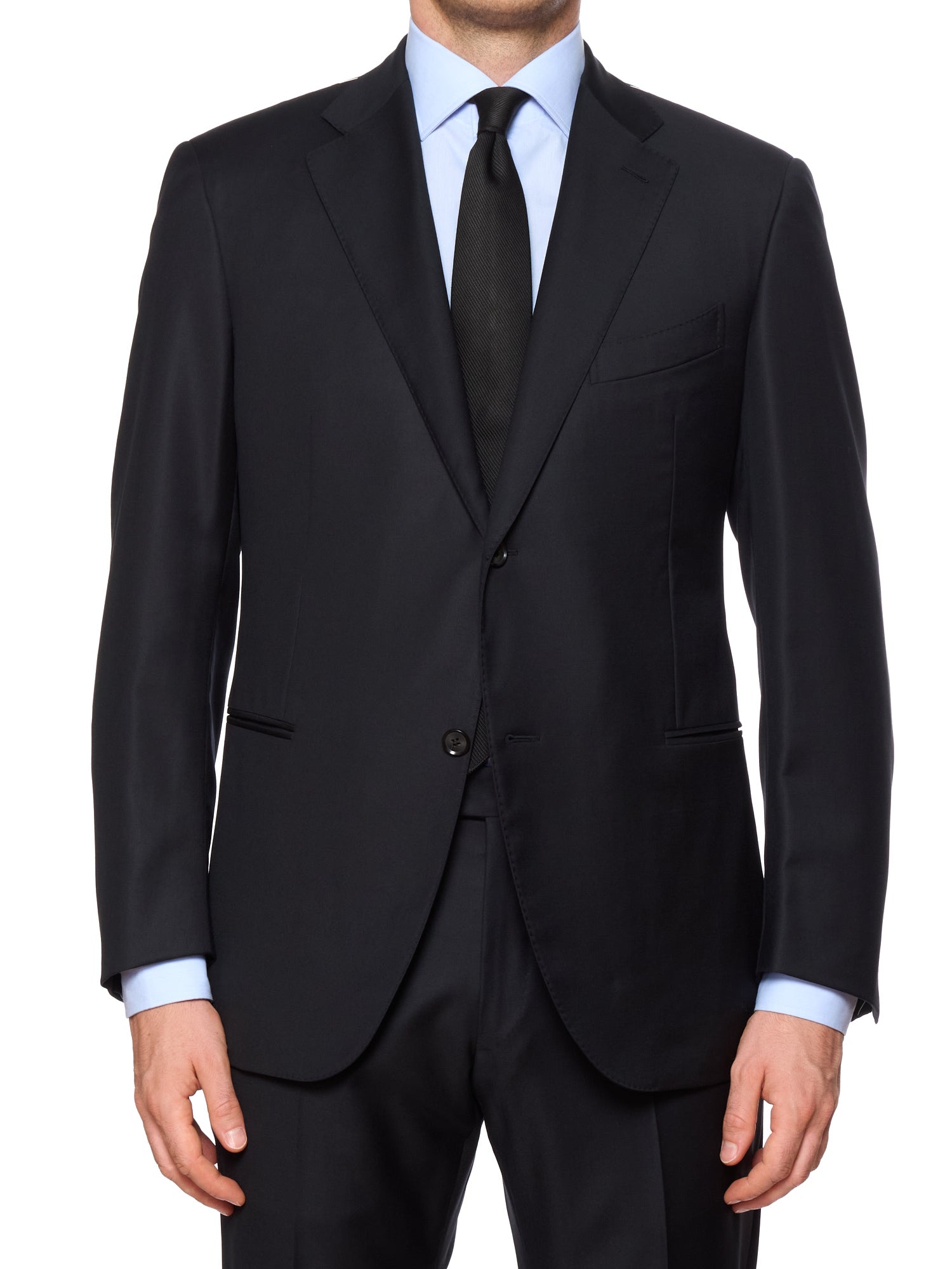 RAFFAELE CARUSO “Milano” Blue Loro Piana Super 150's Tasmanian Suit