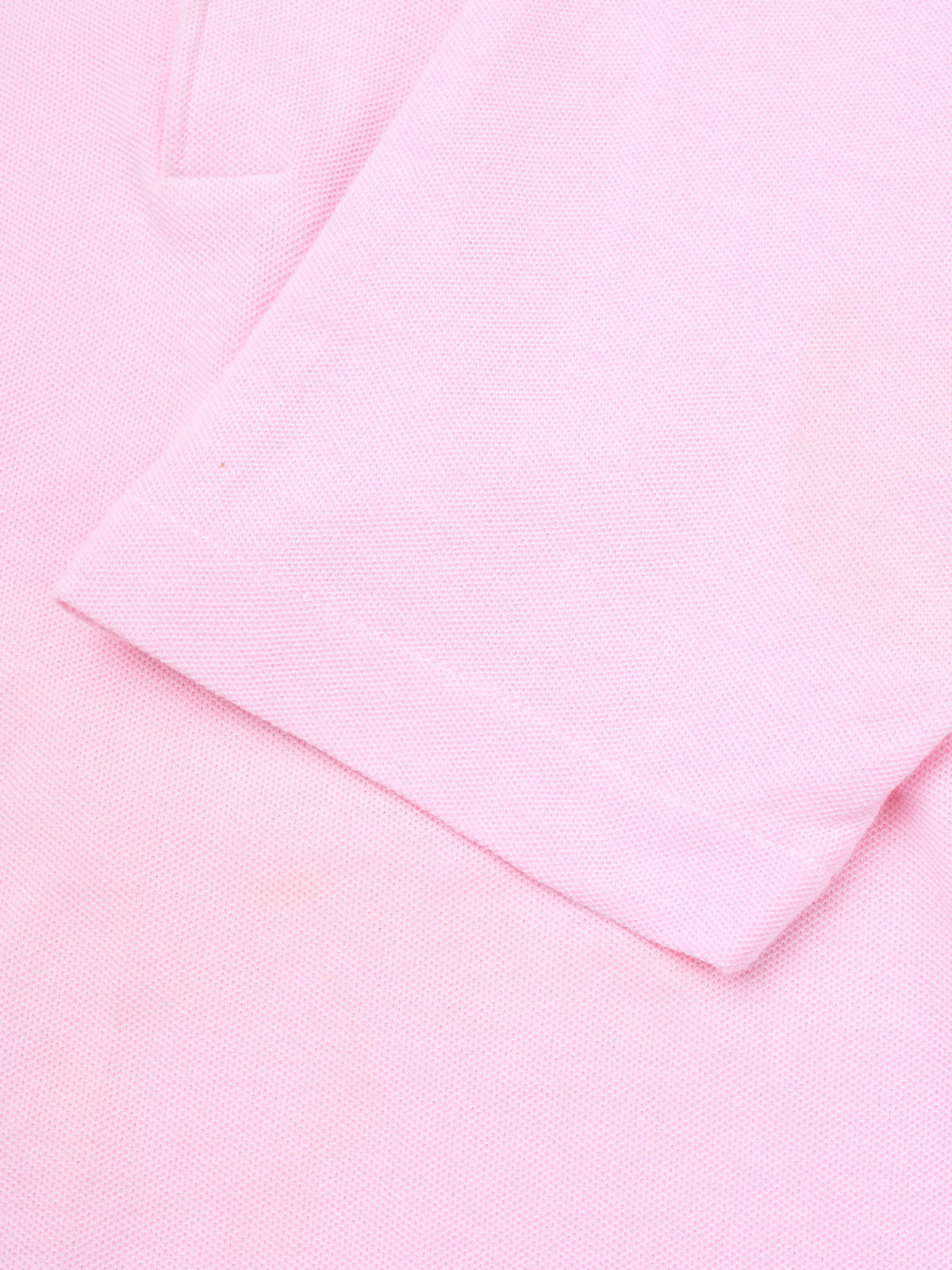 BARBA Napoli Pink Cotton Pique  Short Sleeve Polo Neck Shirt