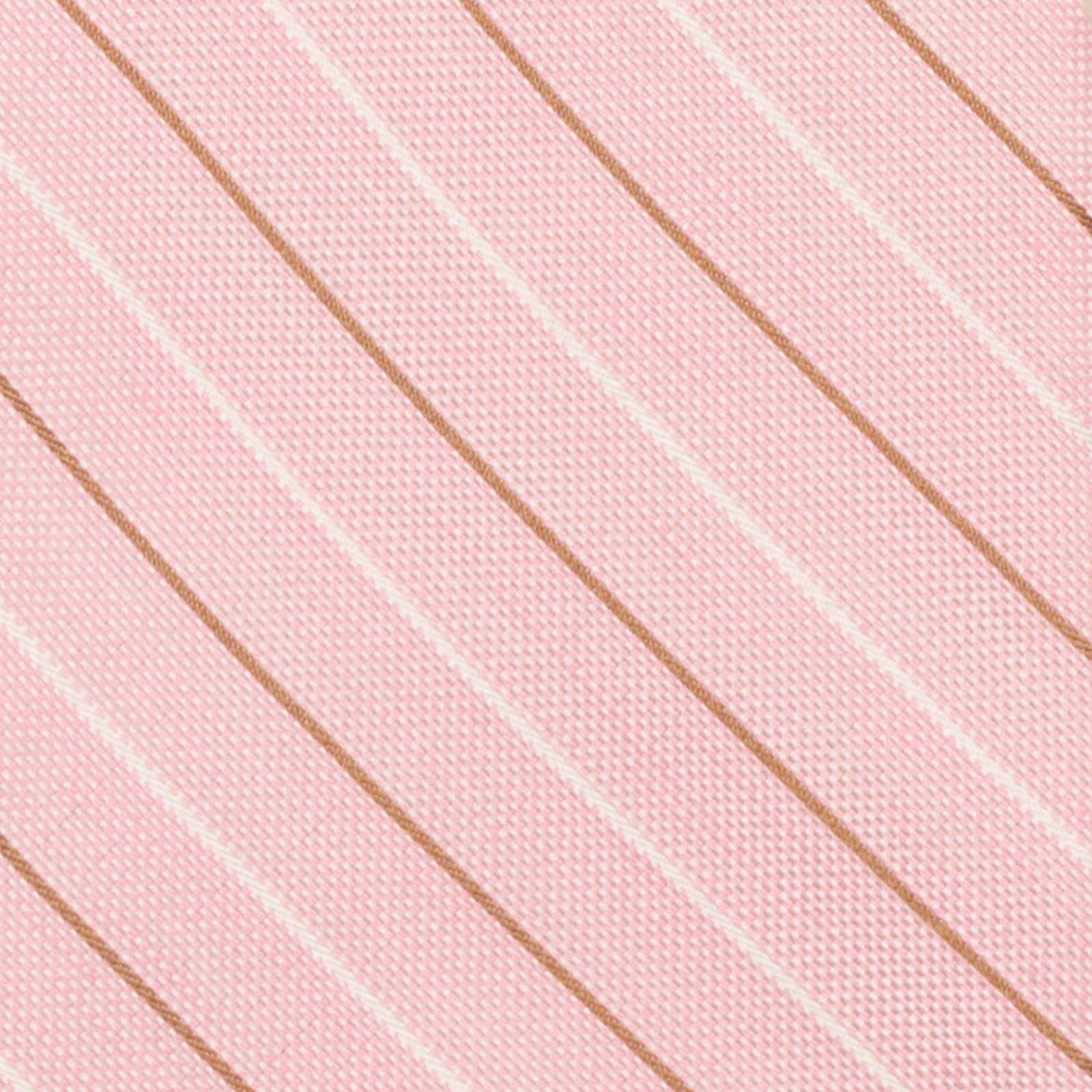 BARBA Pink Pinstripe Seven Fold Linen-Silk Tie NEW