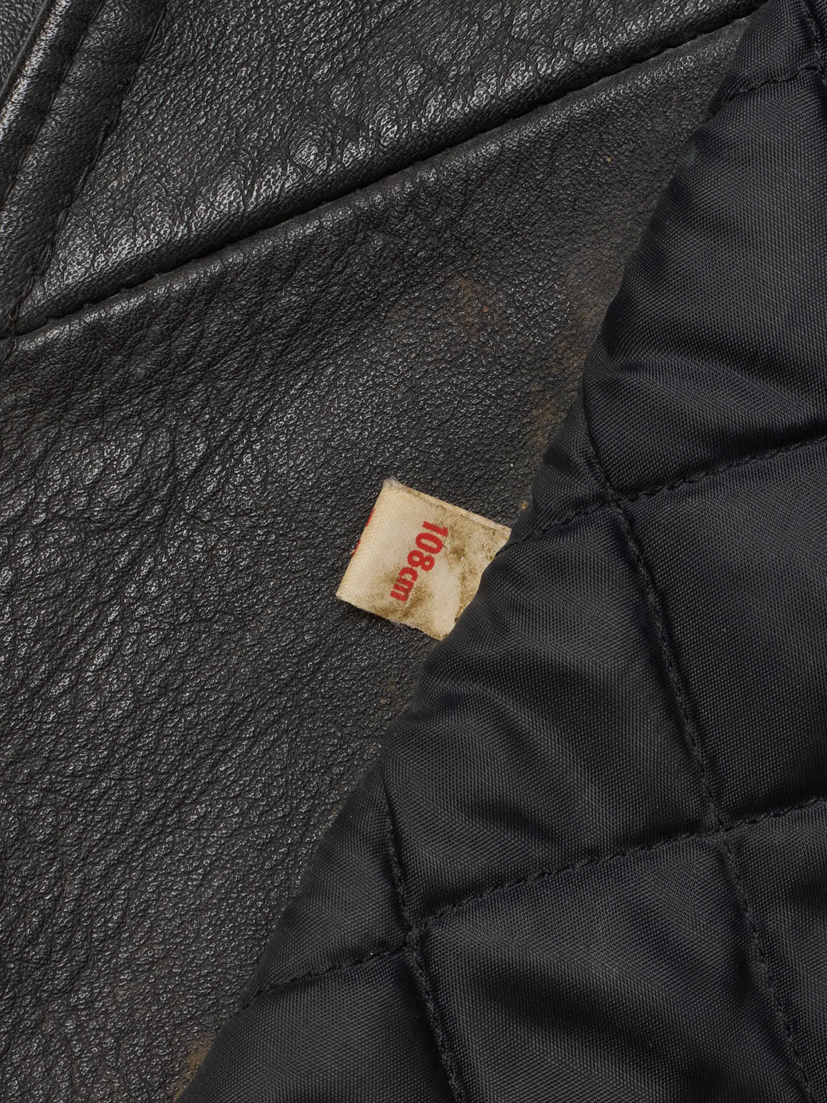 Vintage BELSTAFF Black Leather Motorcycle Jacket Cafe Racer Made in England