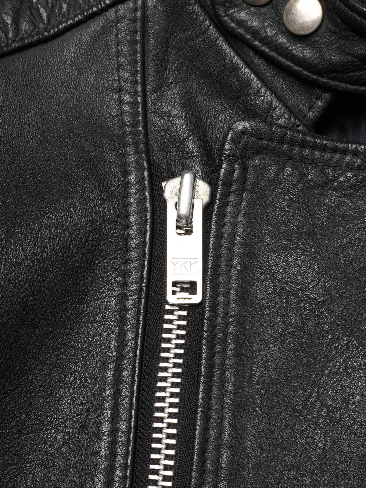 Vintage BELSTAFF Black Leather Motorcycle Jacket Cafe Racer Made in England