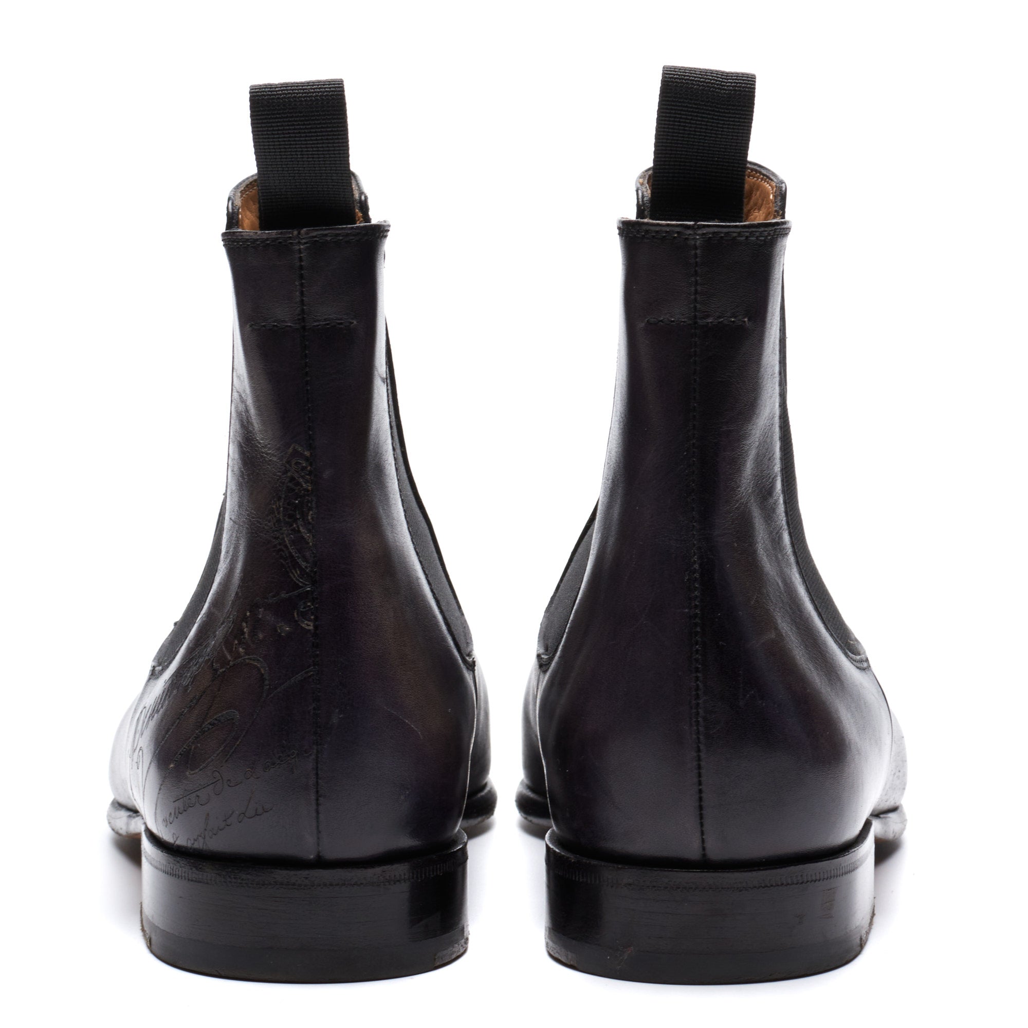 BERLUTI Cursive Galet Venezia Calf Chelsea Boots – SARTORIALE